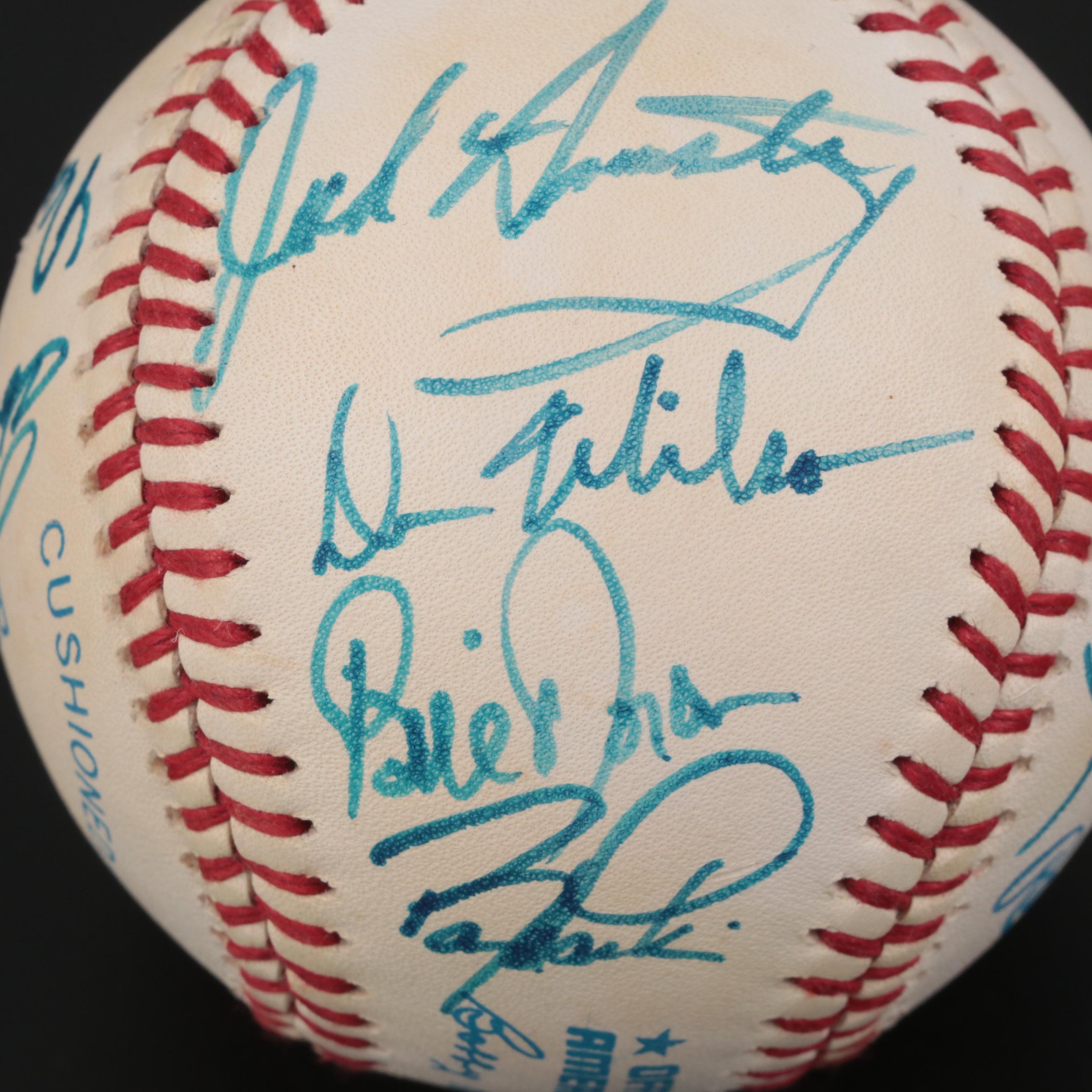Cincinnati Reds Signed Baseballs with Nuxhall, Larkin, Sabo and More, 1990s