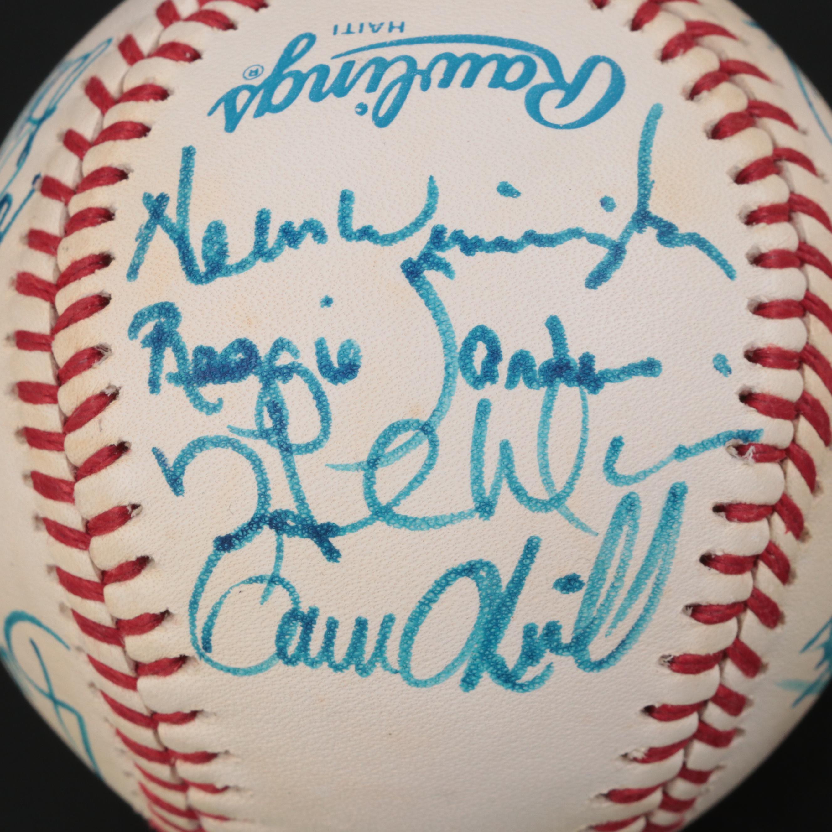 Cincinnati Reds Signed Baseballs with Nuxhall, Larkin, Sabo and More, 1990s