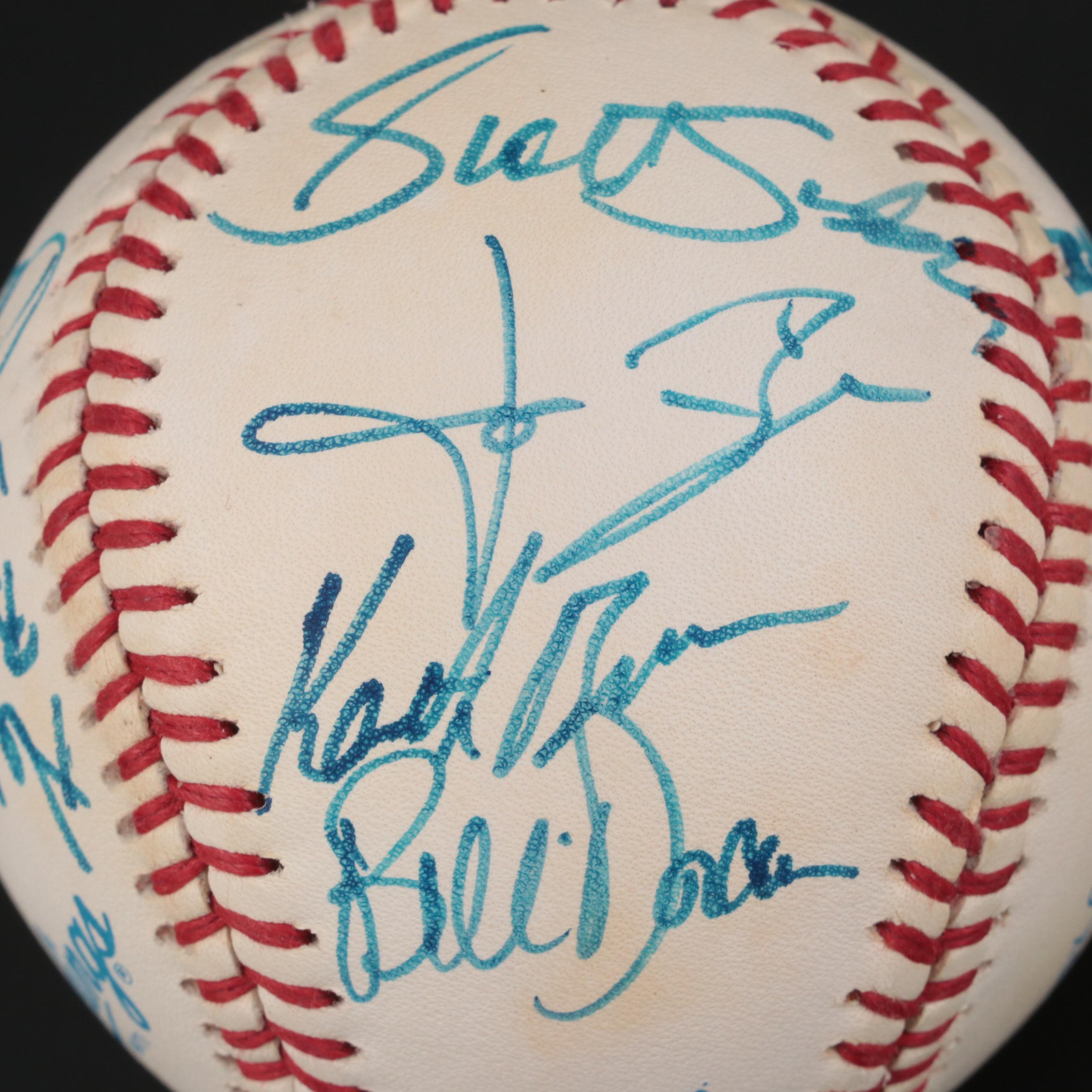 Cincinnati Reds Signed Baseballs with Nuxhall, Larkin, Sabo and More, 1990s