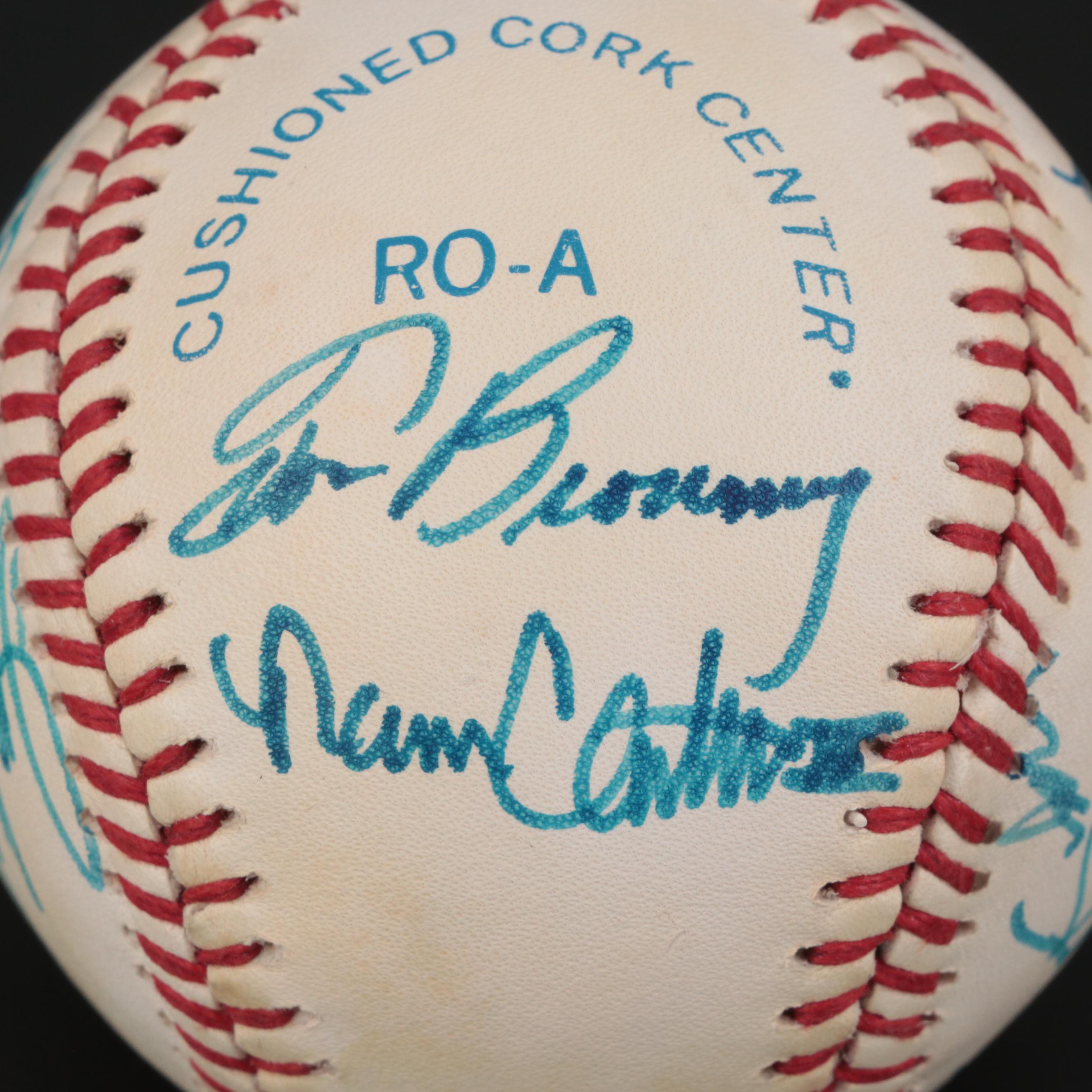 Cincinnati Reds Signed Baseballs with Nuxhall, Larkin, Sabo and More, 1990s