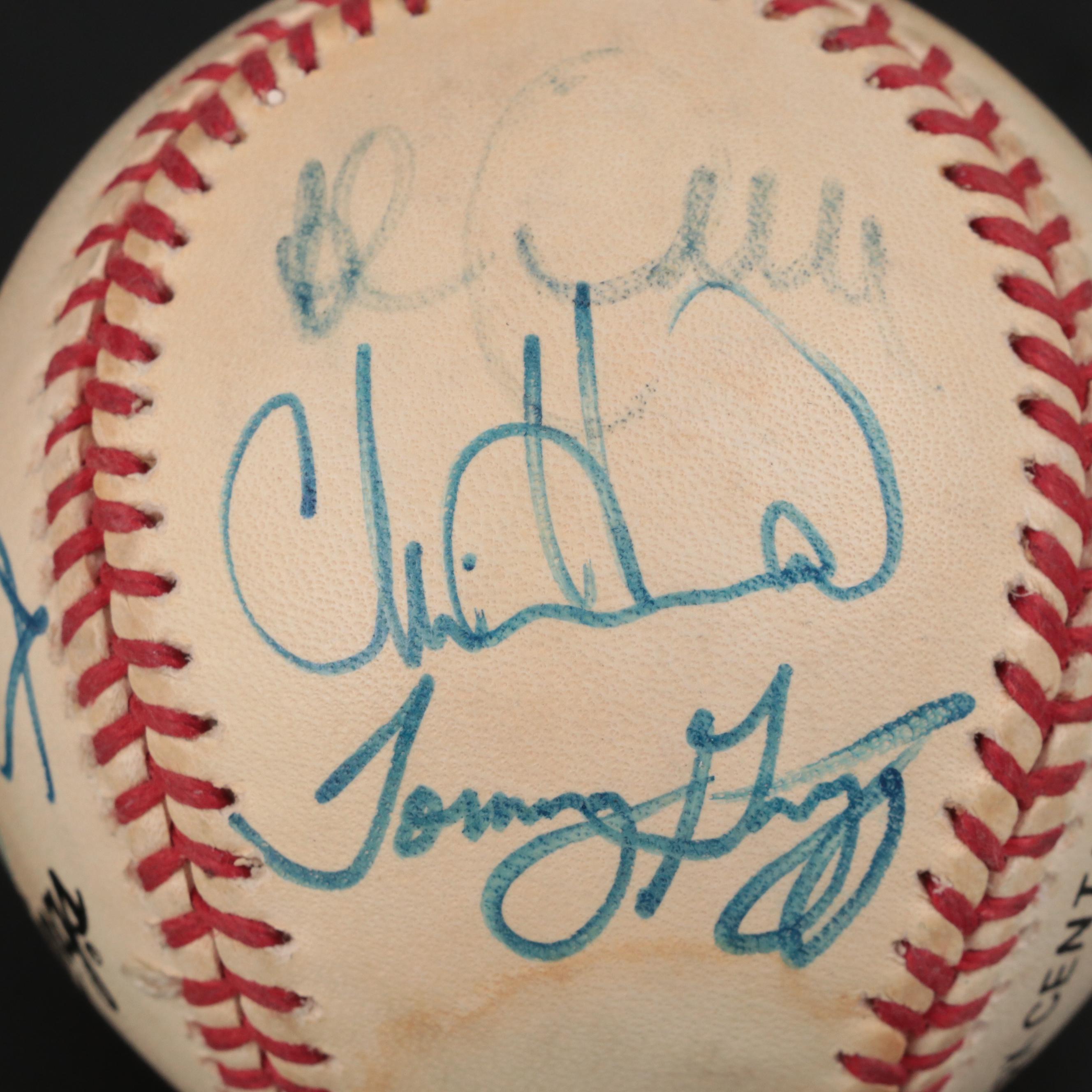 Cincinnati Reds Signed Baseballs with Nuxhall, Larkin, Sabo and More, 1990s