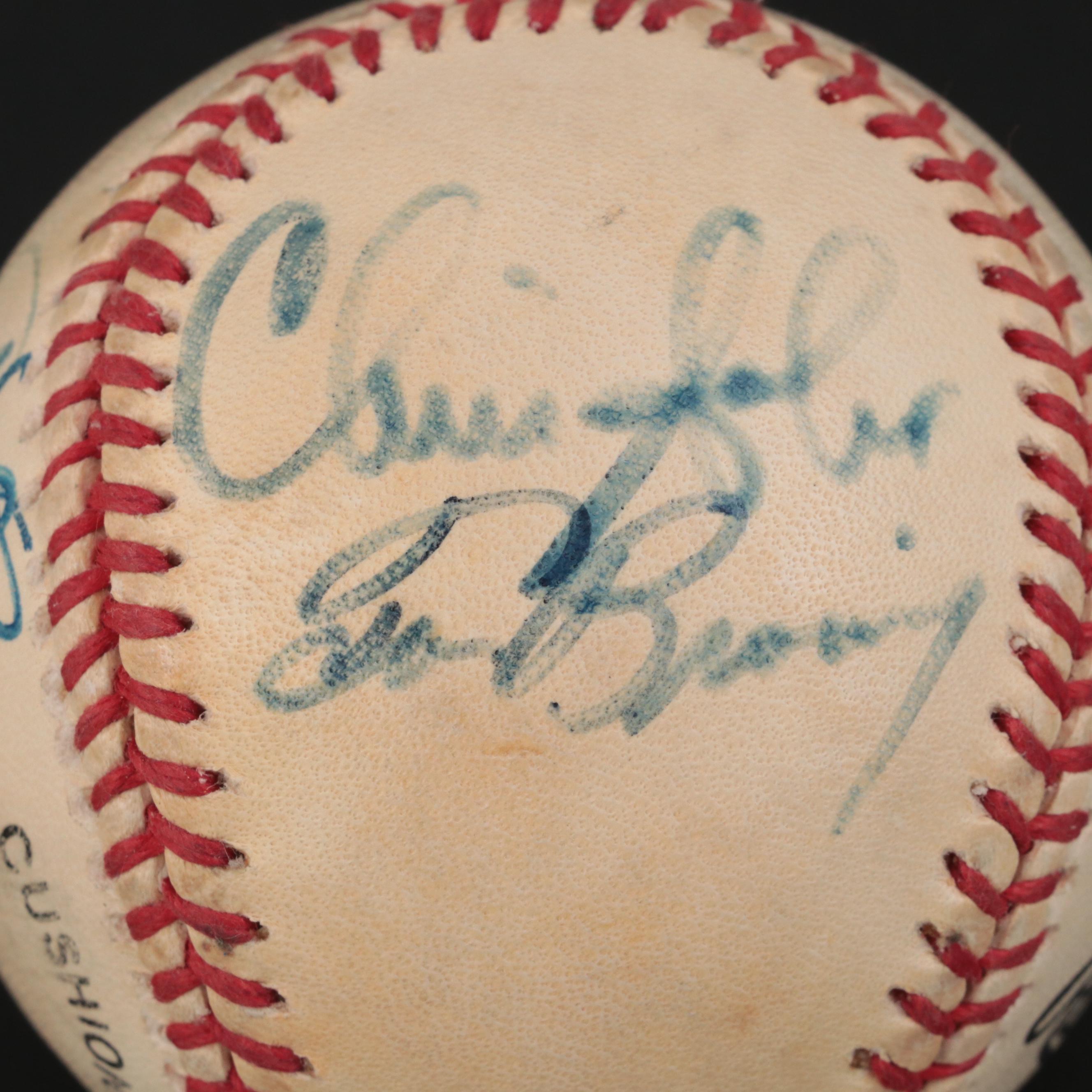 Cincinnati Reds Signed Baseballs with Nuxhall, Larkin, Sabo and More, 1990s