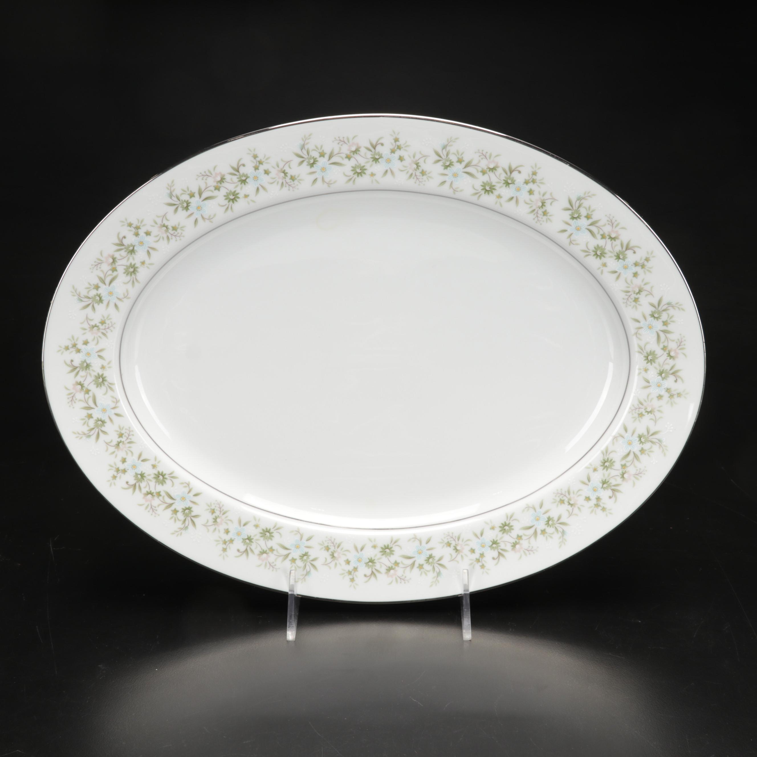Noritake "Savannah" Platinum Rim Dinnerware, 1969-1991