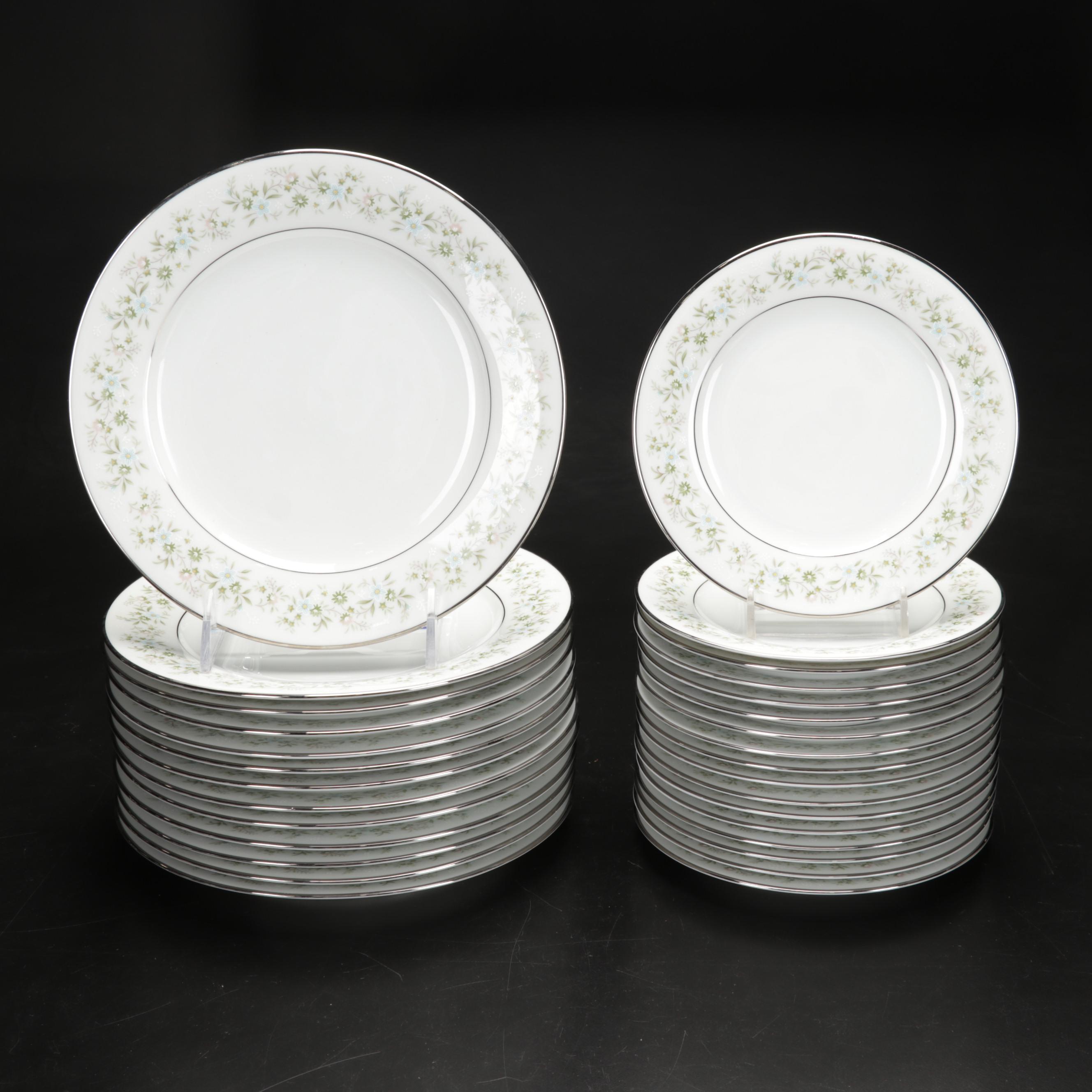 Noritake "Savannah" Platinum Rim Dinnerware, 1969-1991