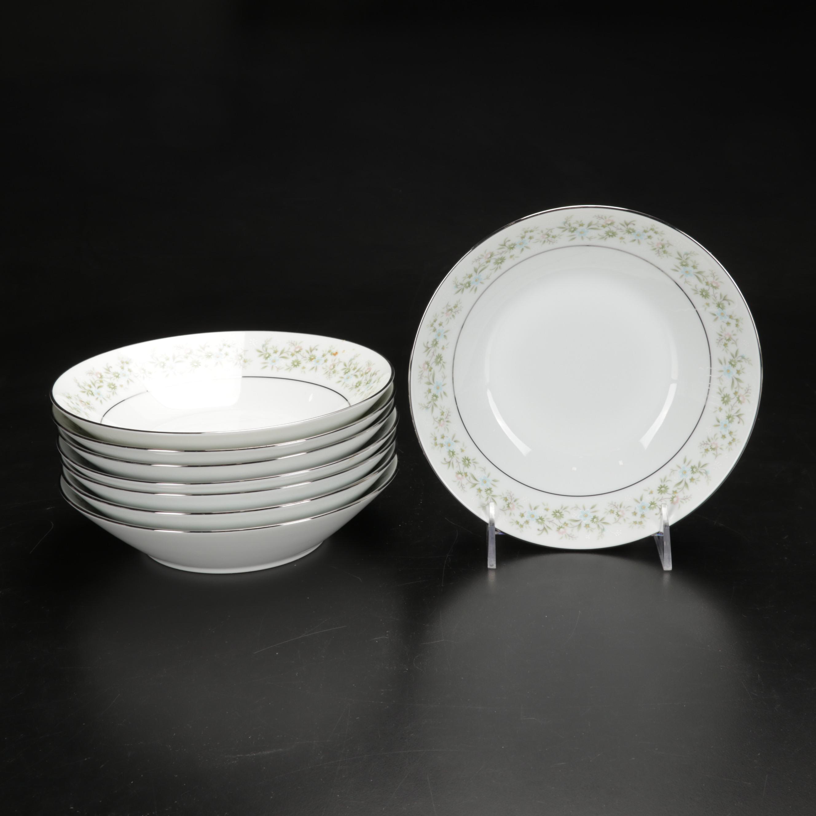 Noritake "Savannah" Platinum Rim Dinnerware, 1969-1991