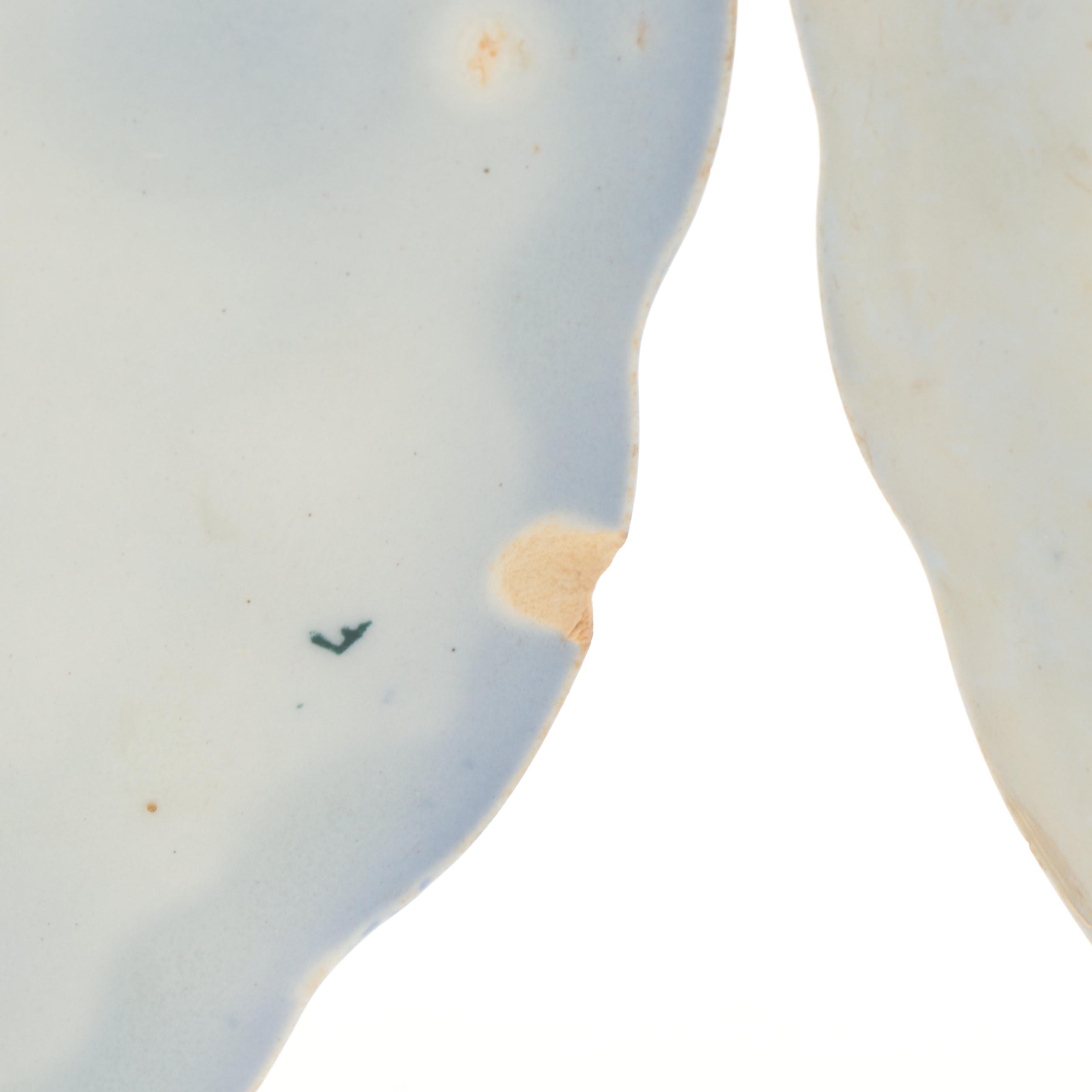 Adams and Other English Flow Blue Ironstone Plates, Late 19th/ Early 20th C.