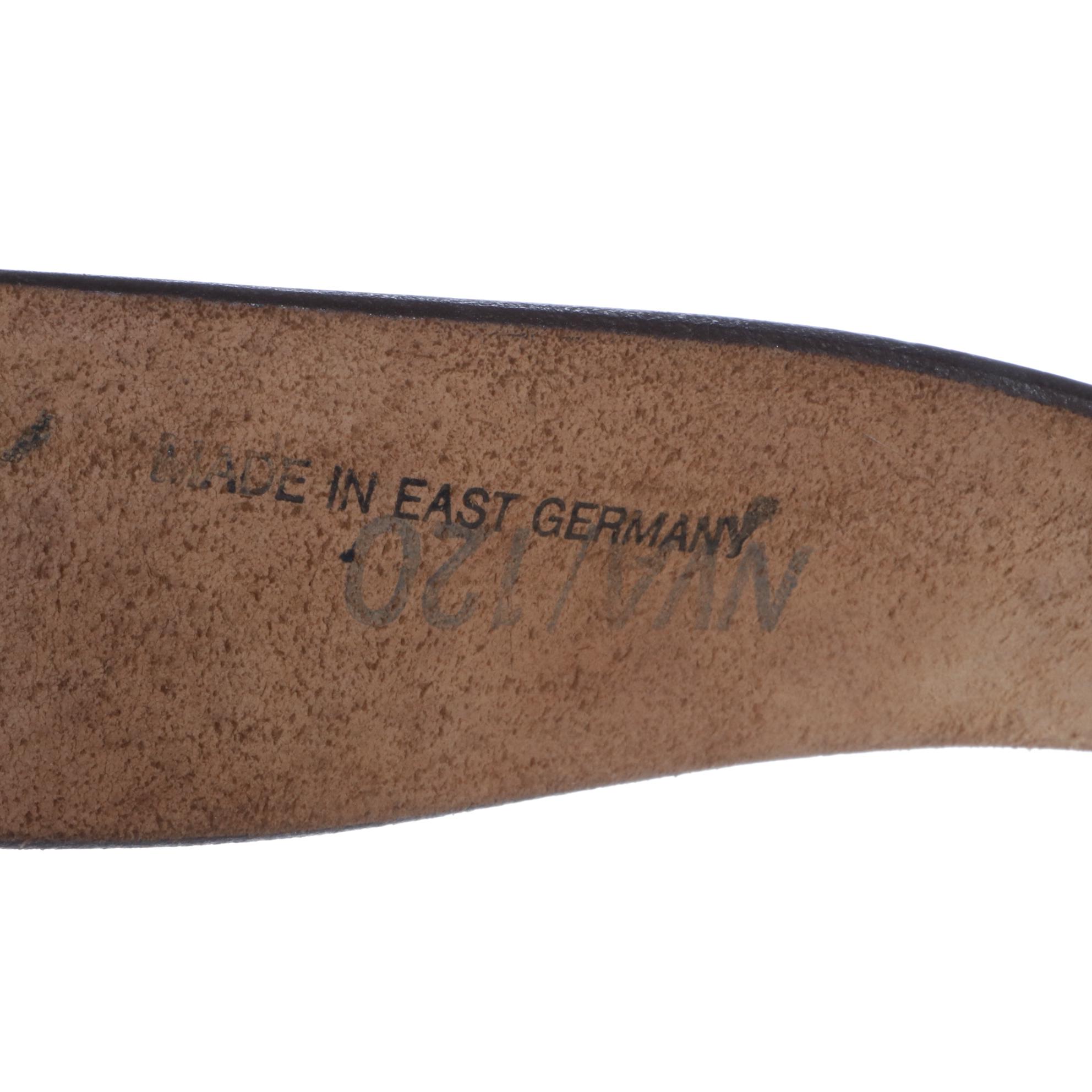 Nationale Volksarmee East German Officer Great Coat with Leather Belt