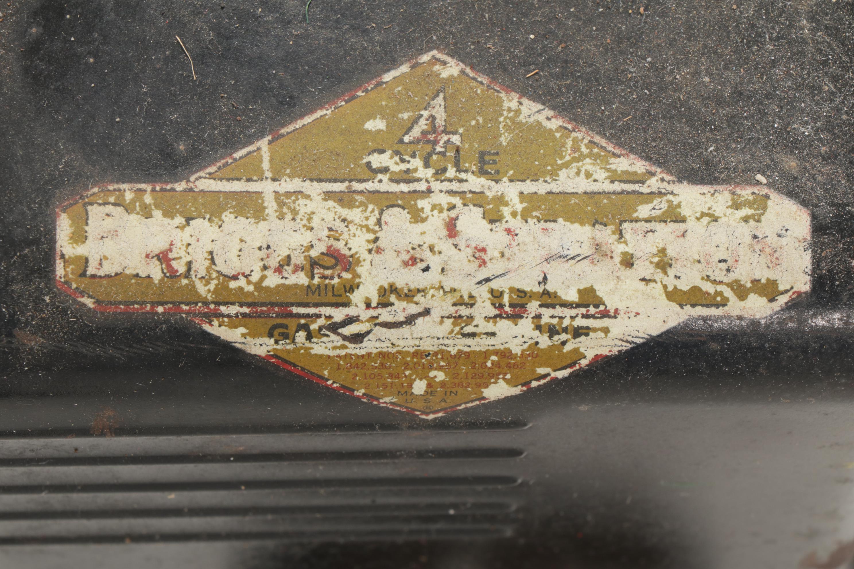 Two Briggs & Stratton Gas Engines, Mid 20th Century