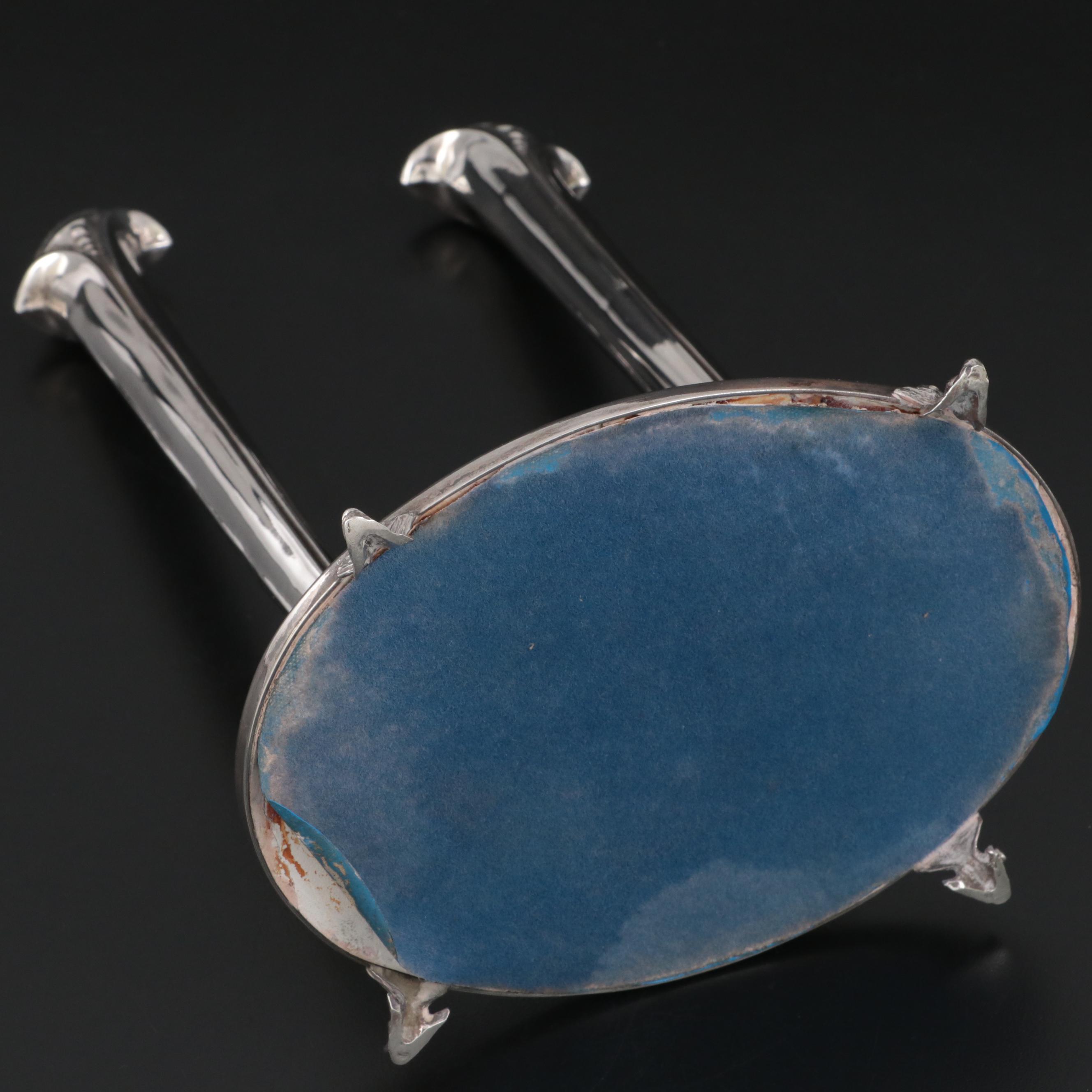 Greek Sterling Silver Double Bud Vase