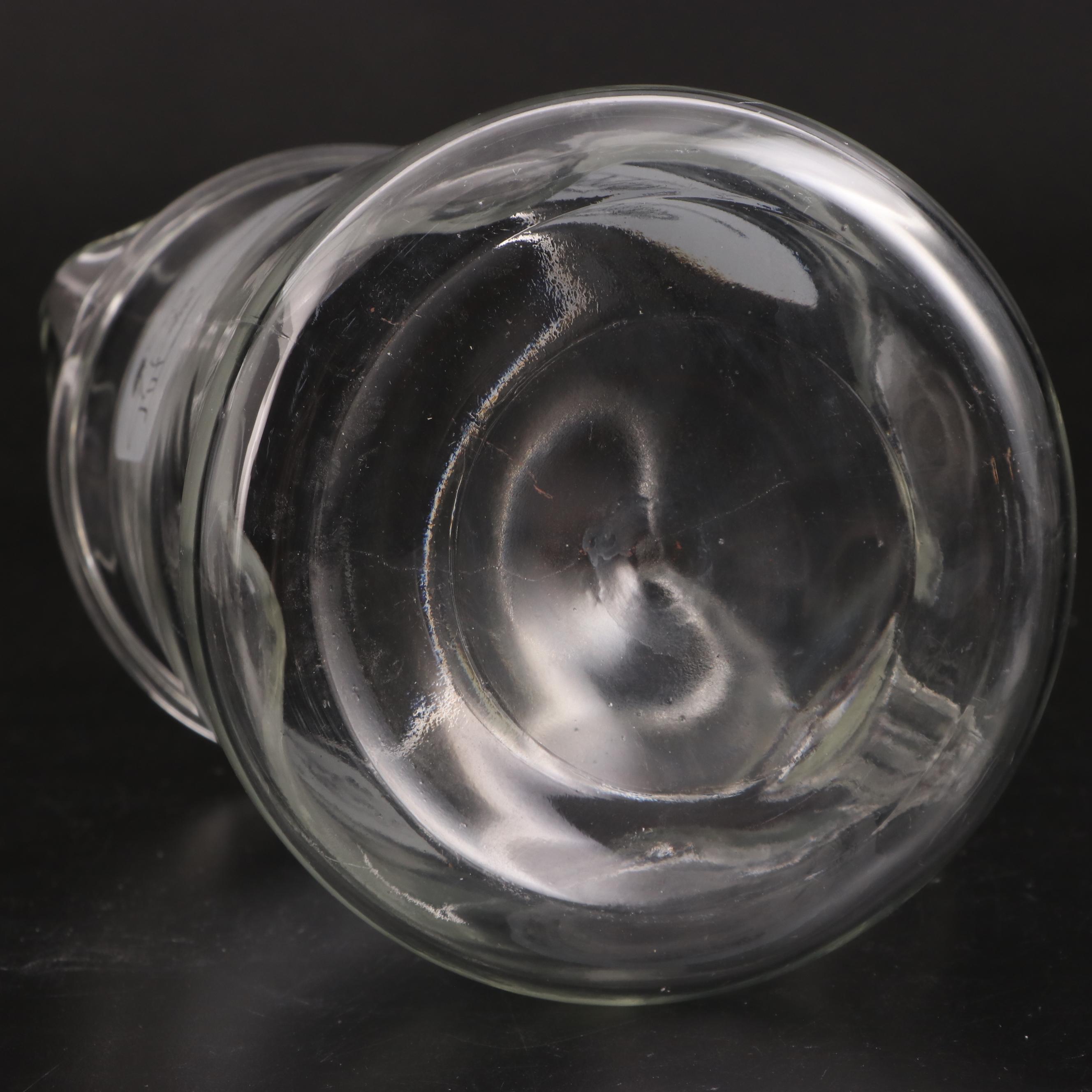 Johnny Hart BC Dimpled Glass Pitcher and Tumblers