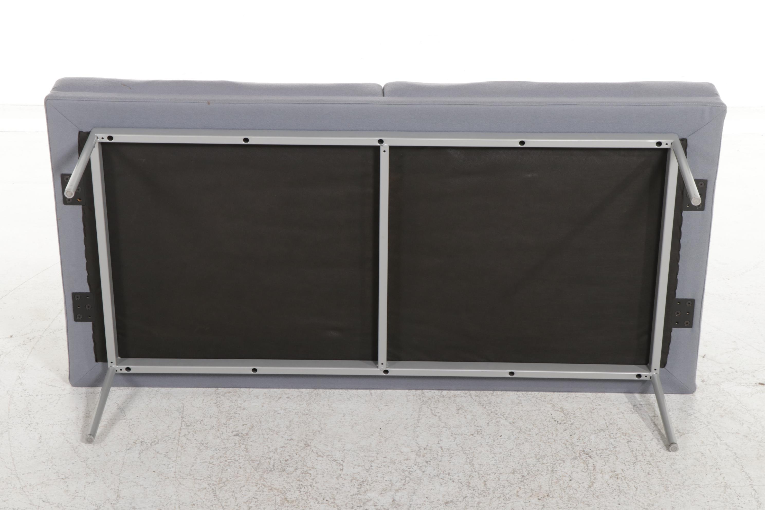 Geiger "HMI Collections" Tuxedo Lounge Bench in Quilted Upholstery