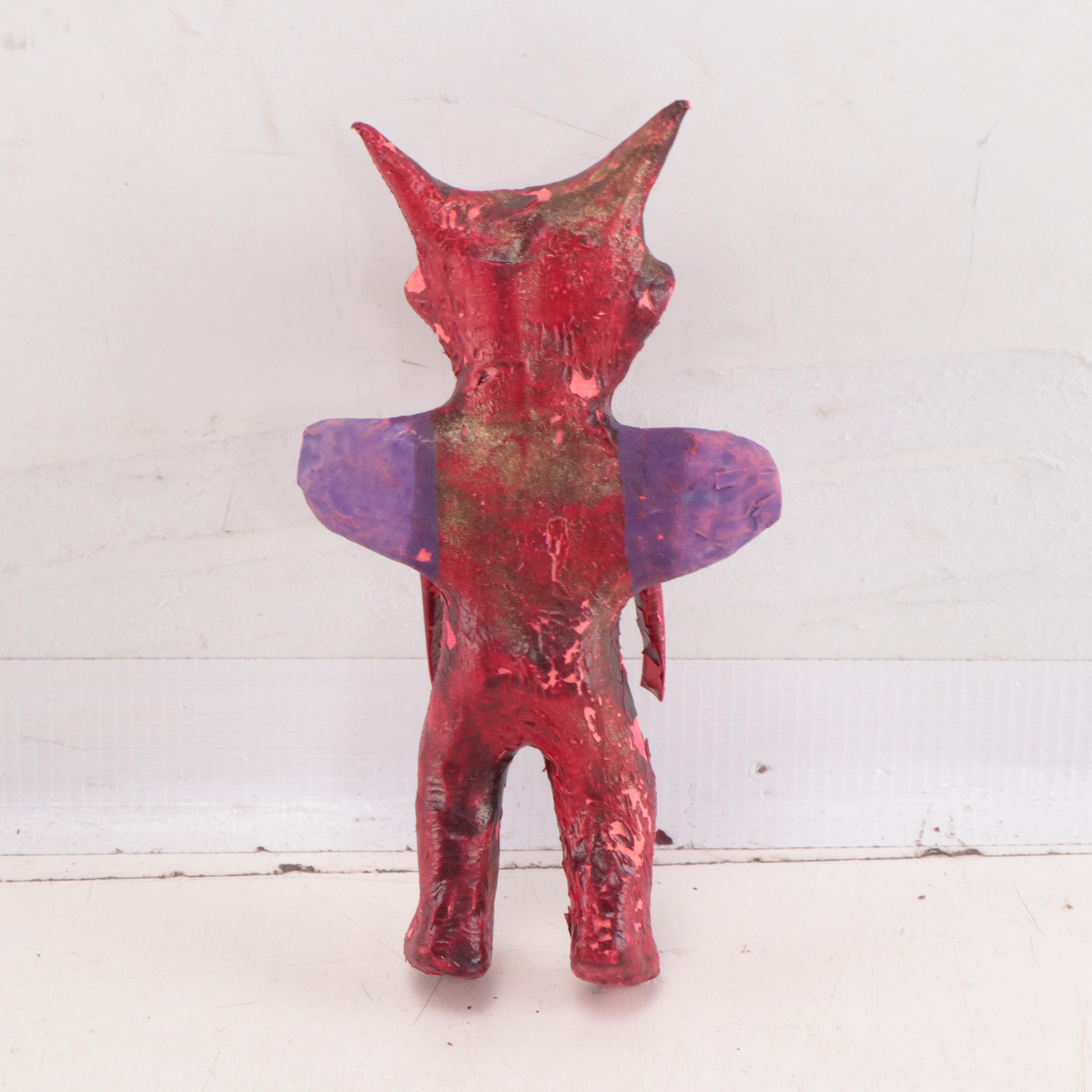 Native Alaskan and Folk Art Devil Handmade Figurines