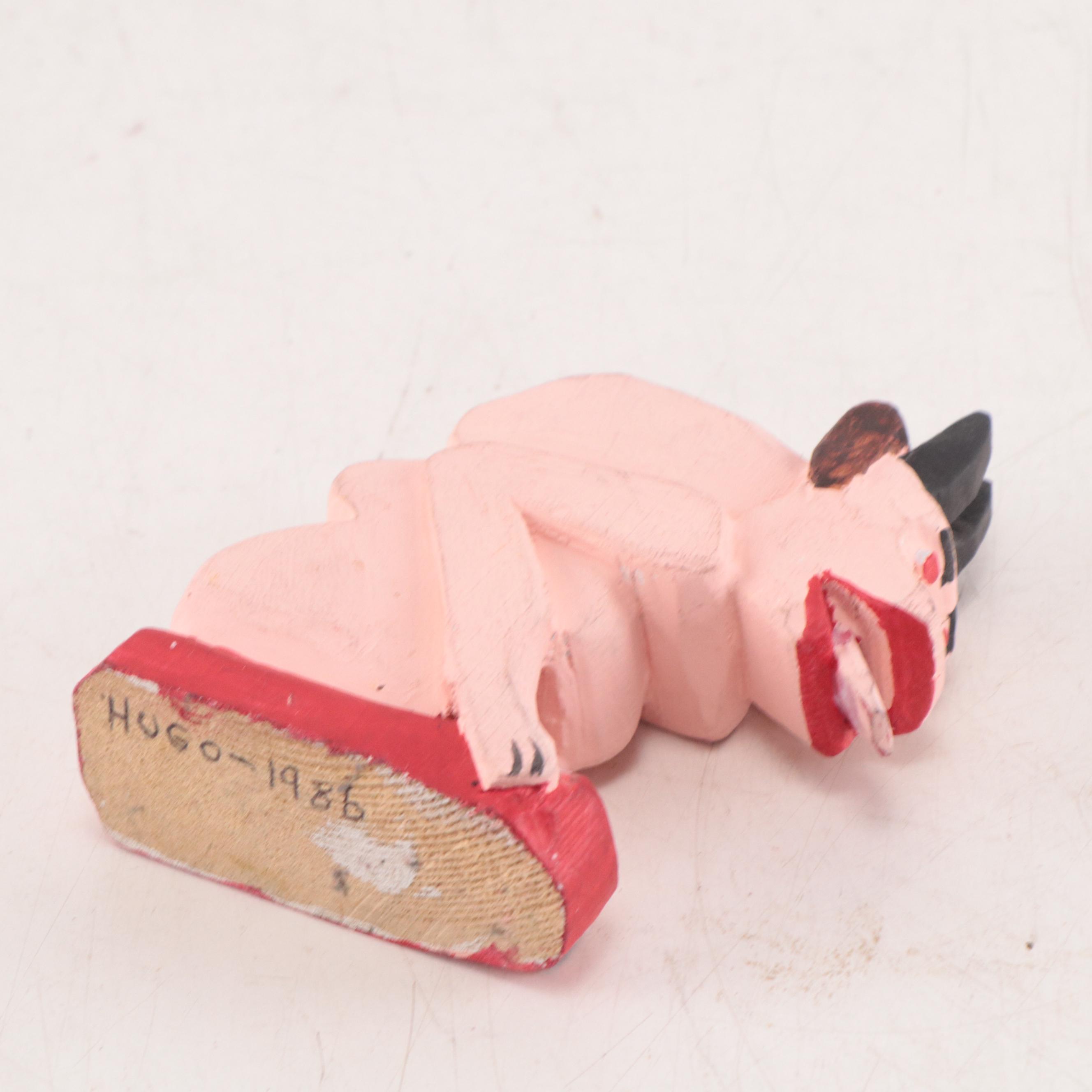 Native Alaskan and Folk Art Devil Handmade Figurines