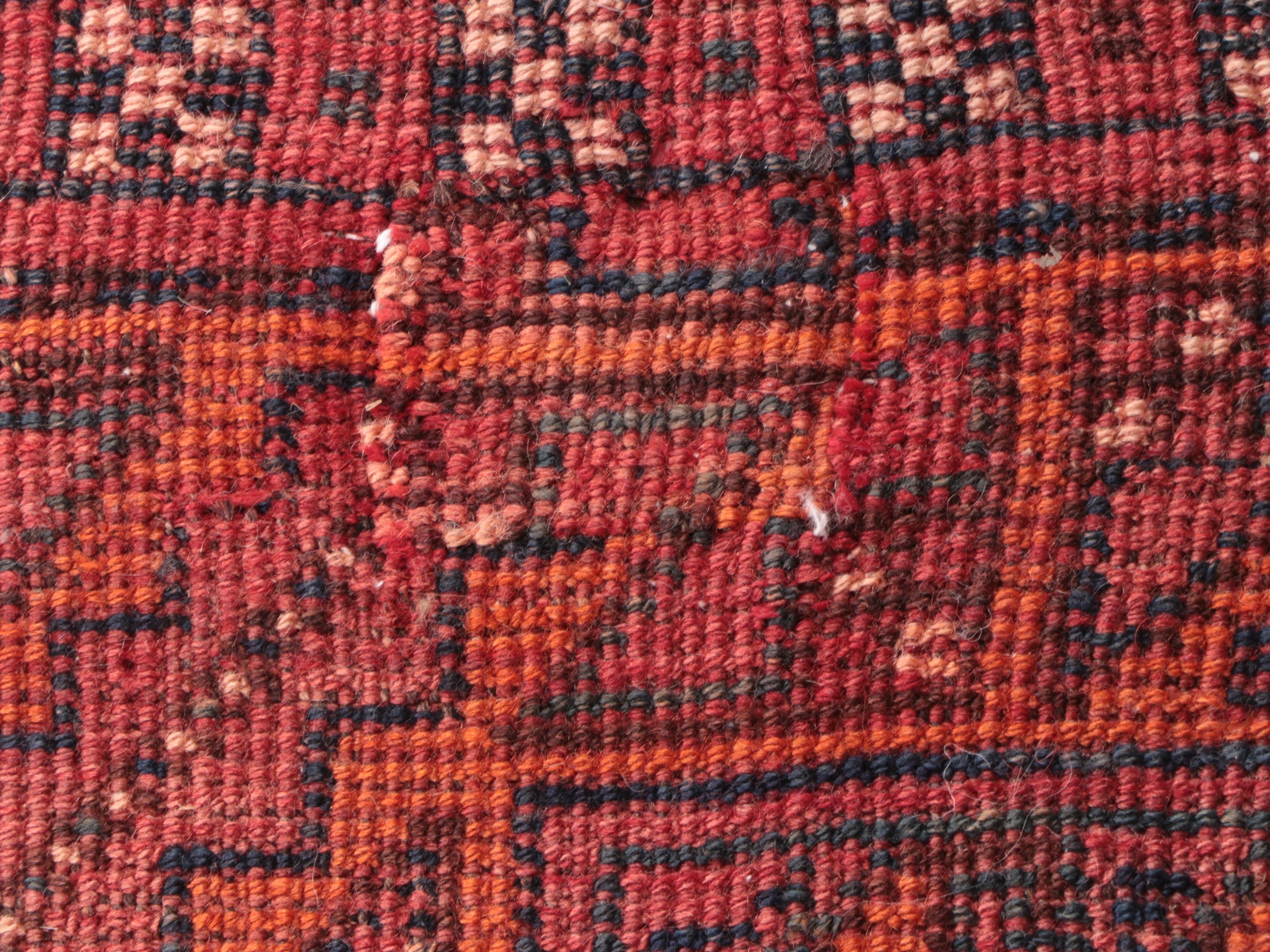 4'1 x 8'4 Hand-Knotted Persian Quchan Area Rug