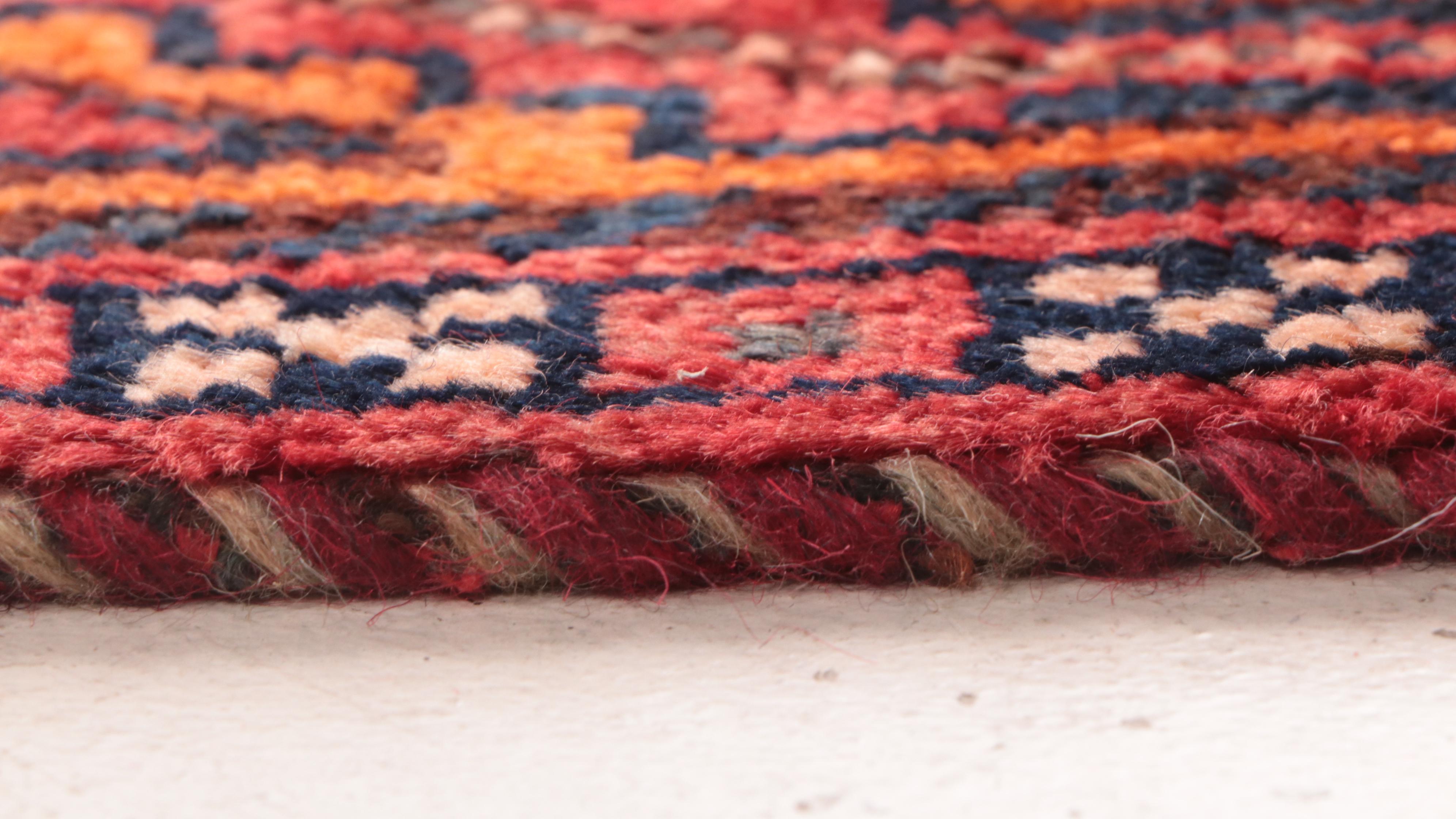 4'1 x 8'4 Hand-Knotted Persian Quchan Area Rug