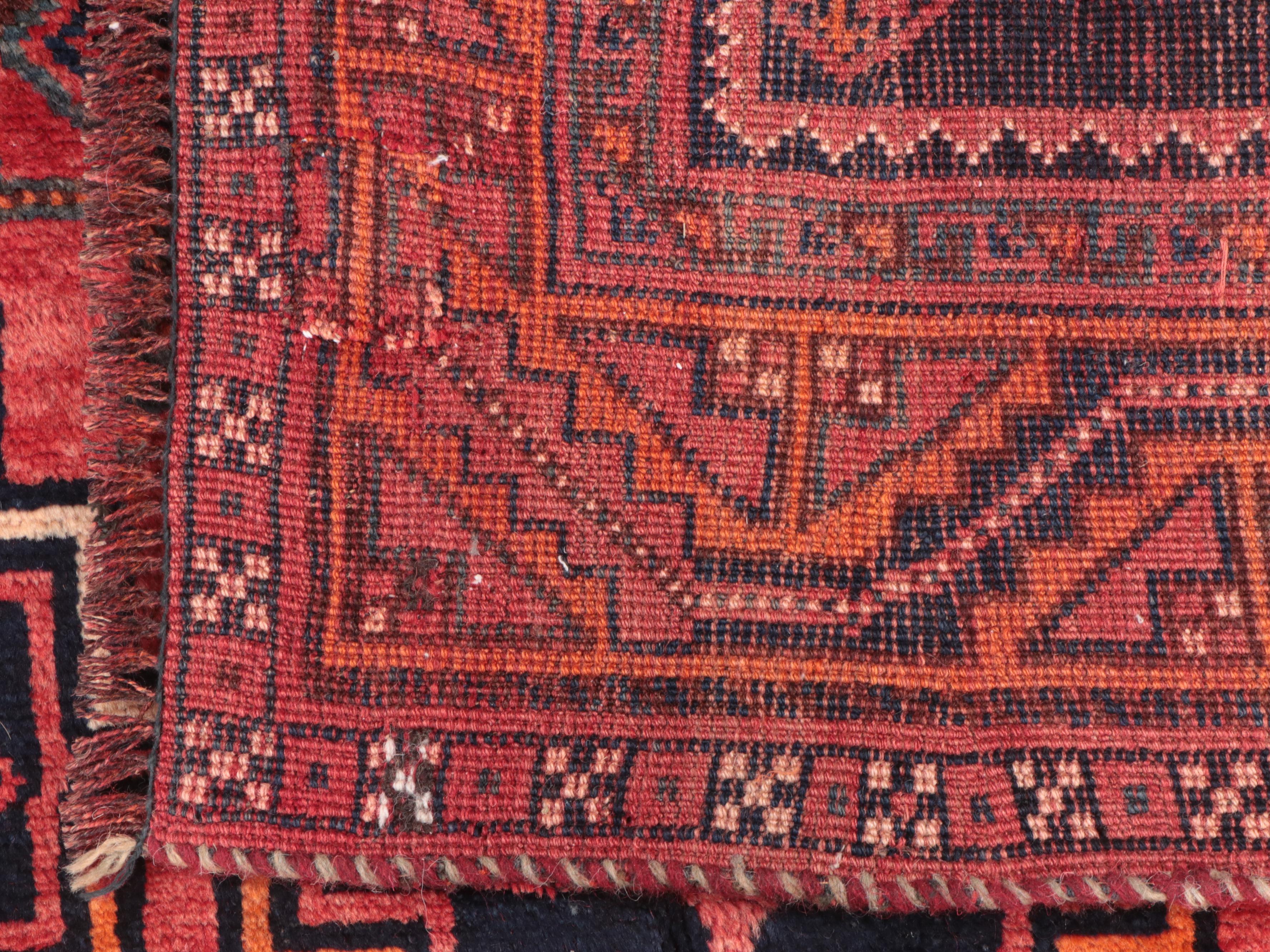 4'1 x 8'4 Hand-Knotted Persian Quchan Area Rug