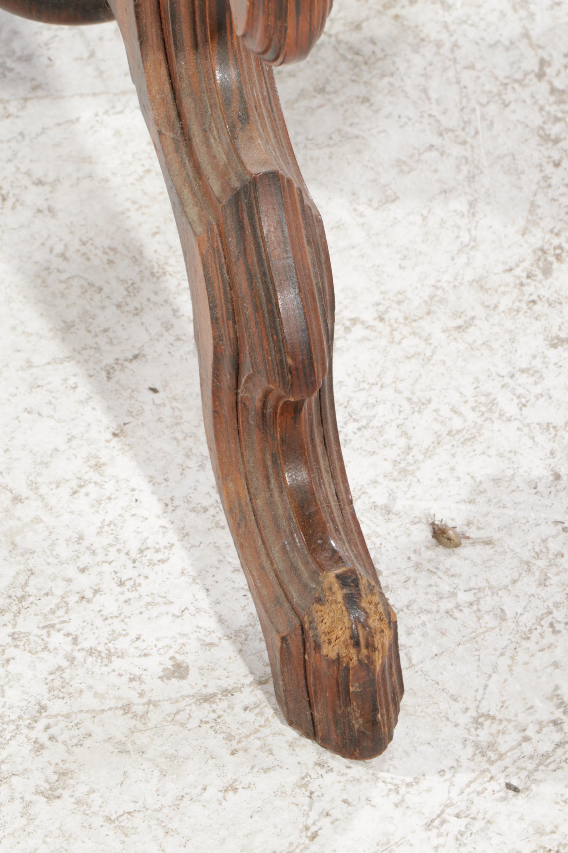 Victorian Grain-Painted Center Table, Late 19th Century