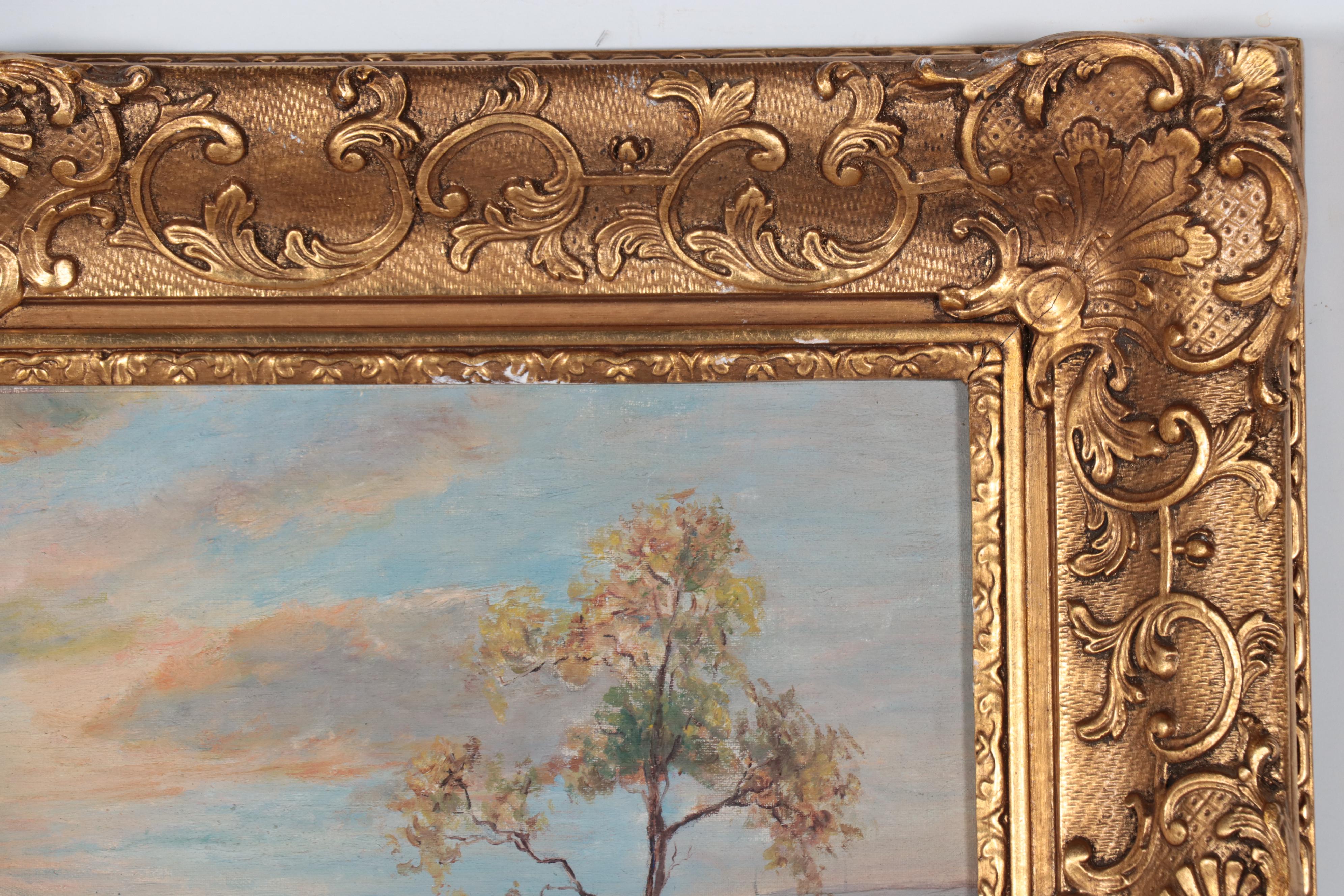 Landscape Oil Painting of Bay