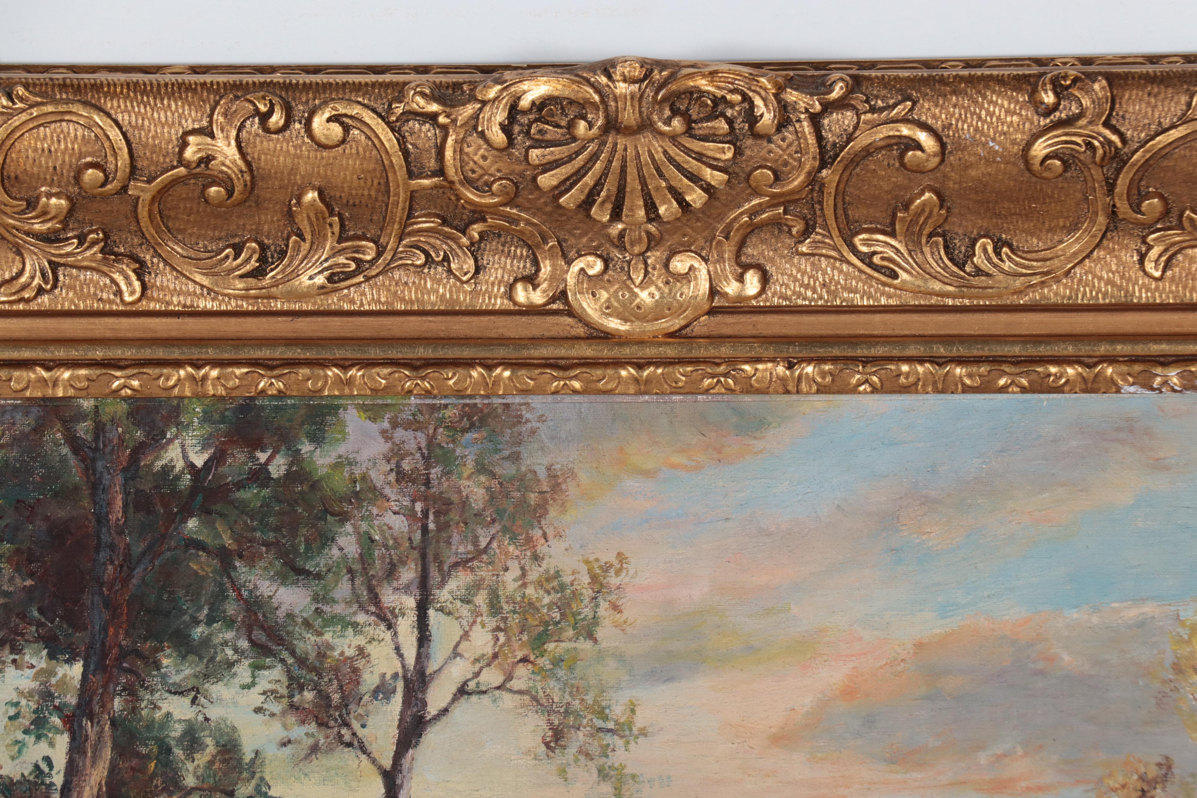 Landscape Oil Painting of Bay