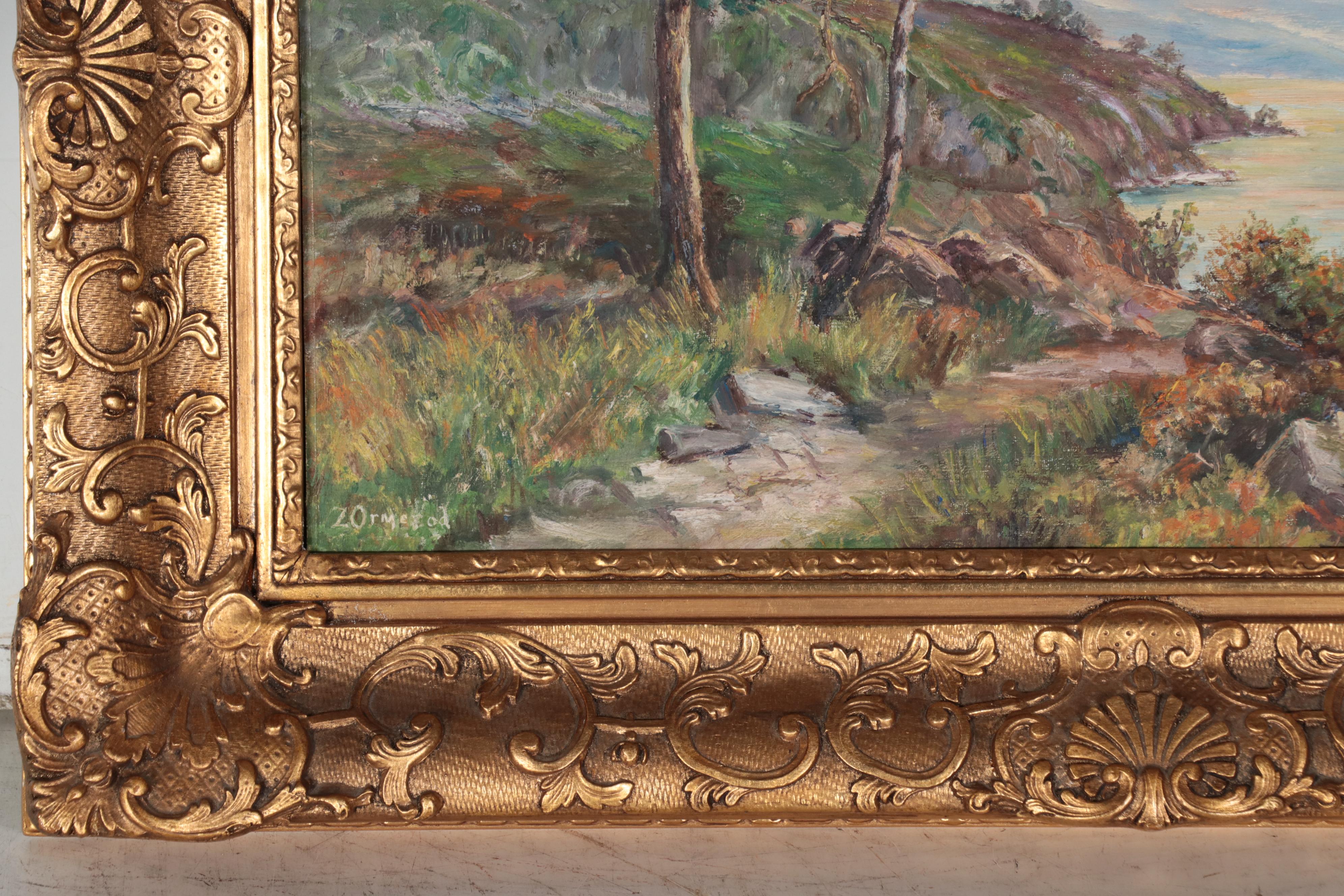 Landscape Oil Painting of Bay