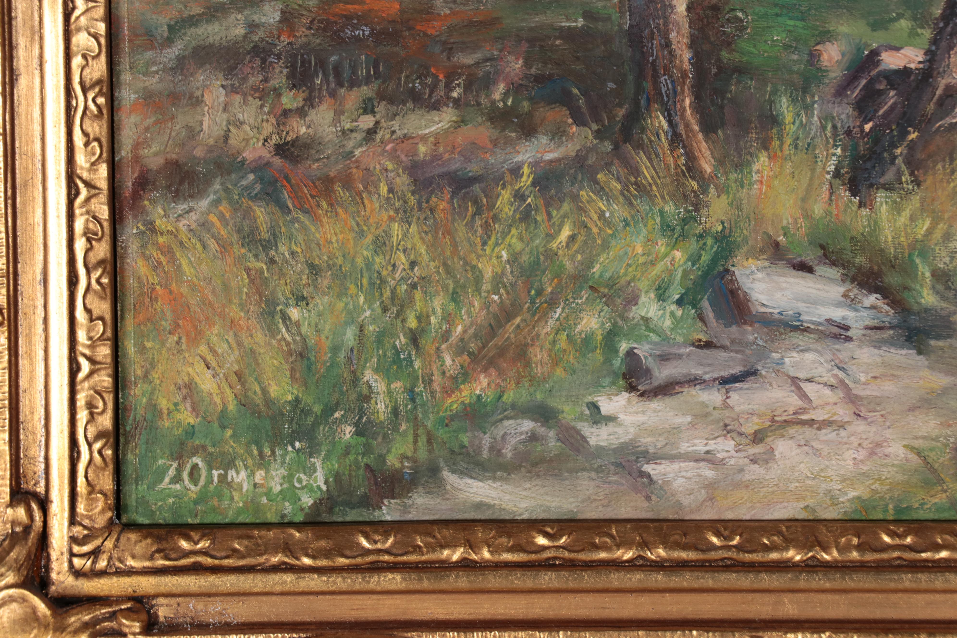 Landscape Oil Painting of Bay