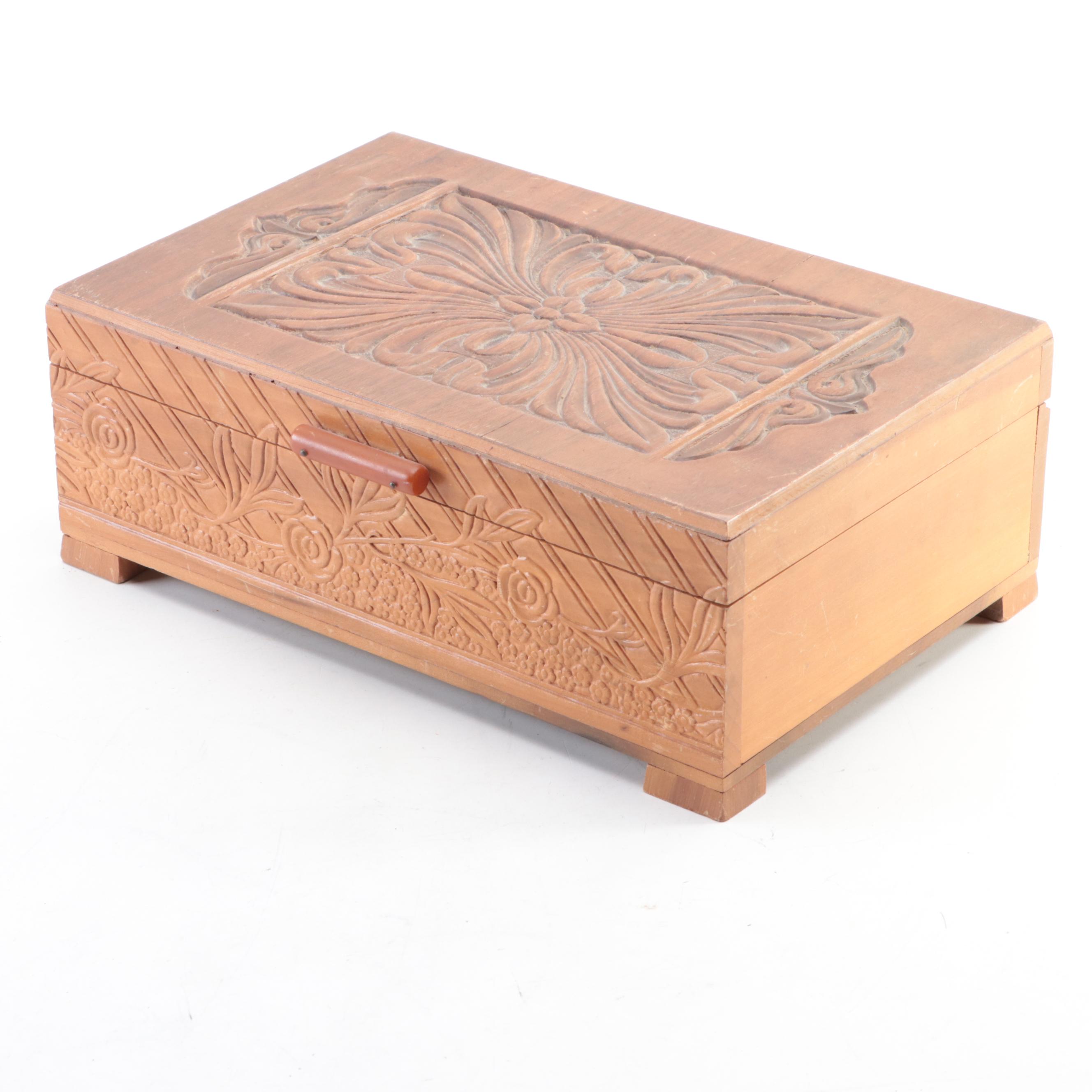 Wood Vanity Box with Other Decorative Wood Box and Cast Iron Bookends