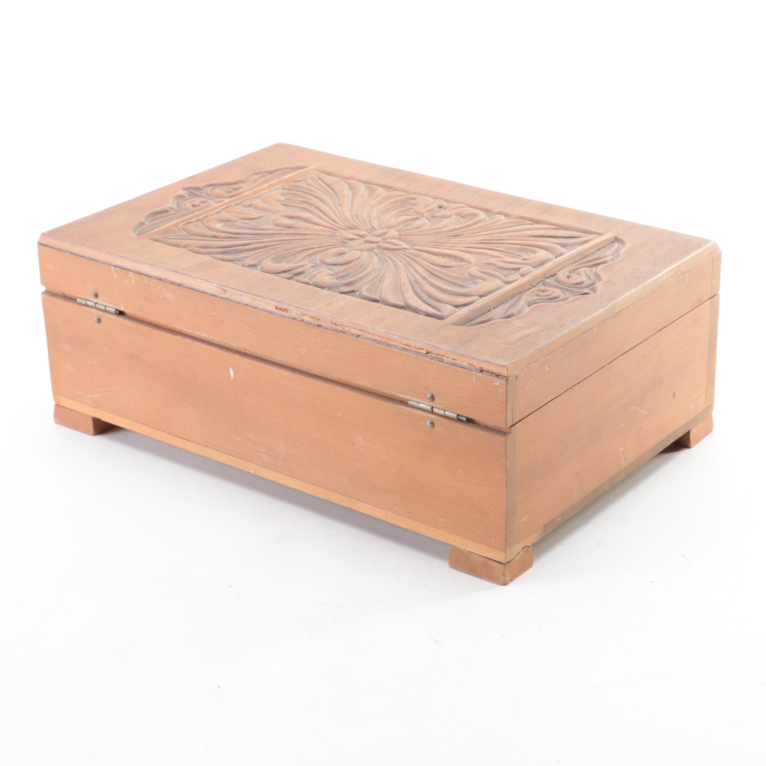 Wood Vanity Box with Other Decorative Wood Box and Cast Iron Bookends