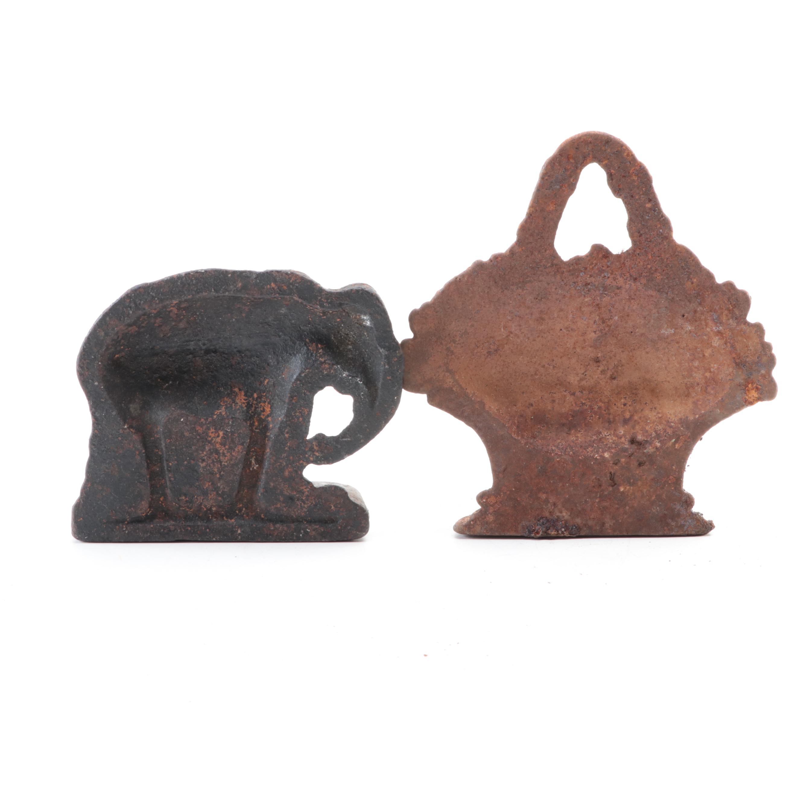 Wood Vanity Box with Other Decorative Wood Box and Cast Iron Bookends