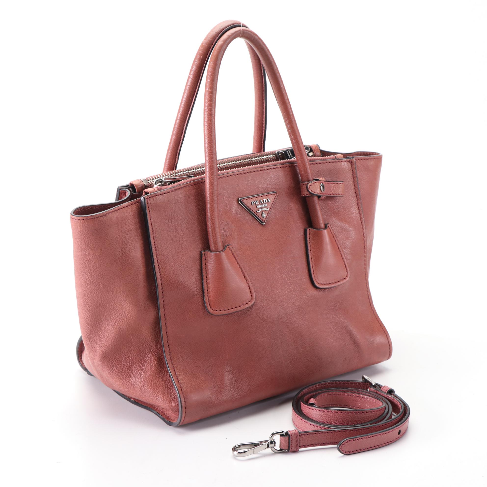 Prada Leather Tote Bag