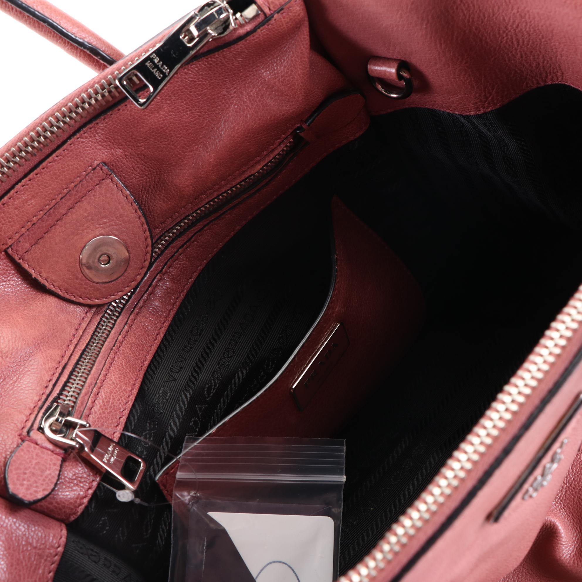 Prada Leather Tote Bag