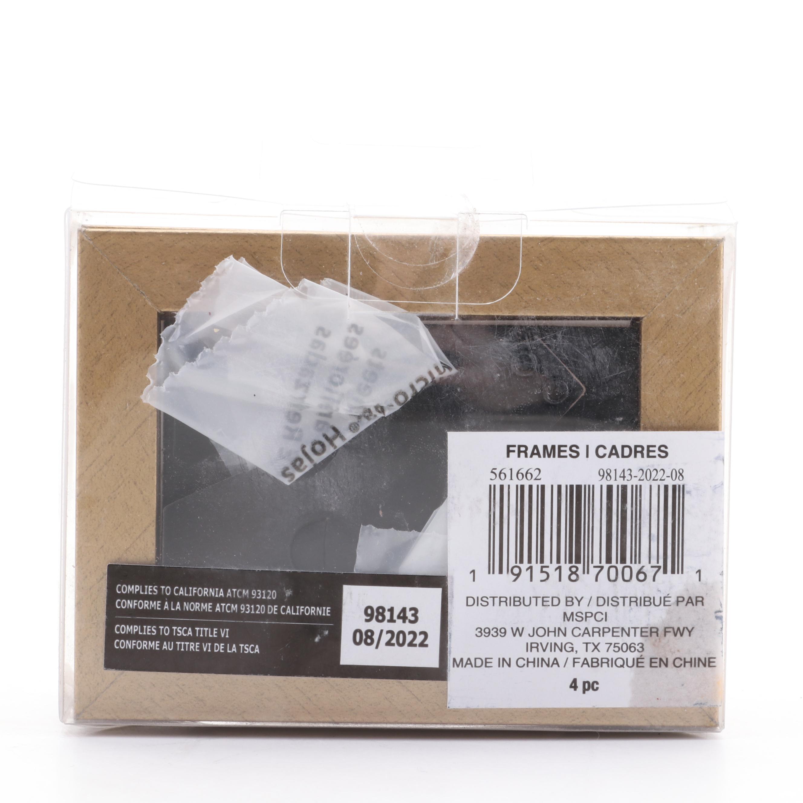 Four 4-piece Studio Decor 2x3 Picture Frame Packs