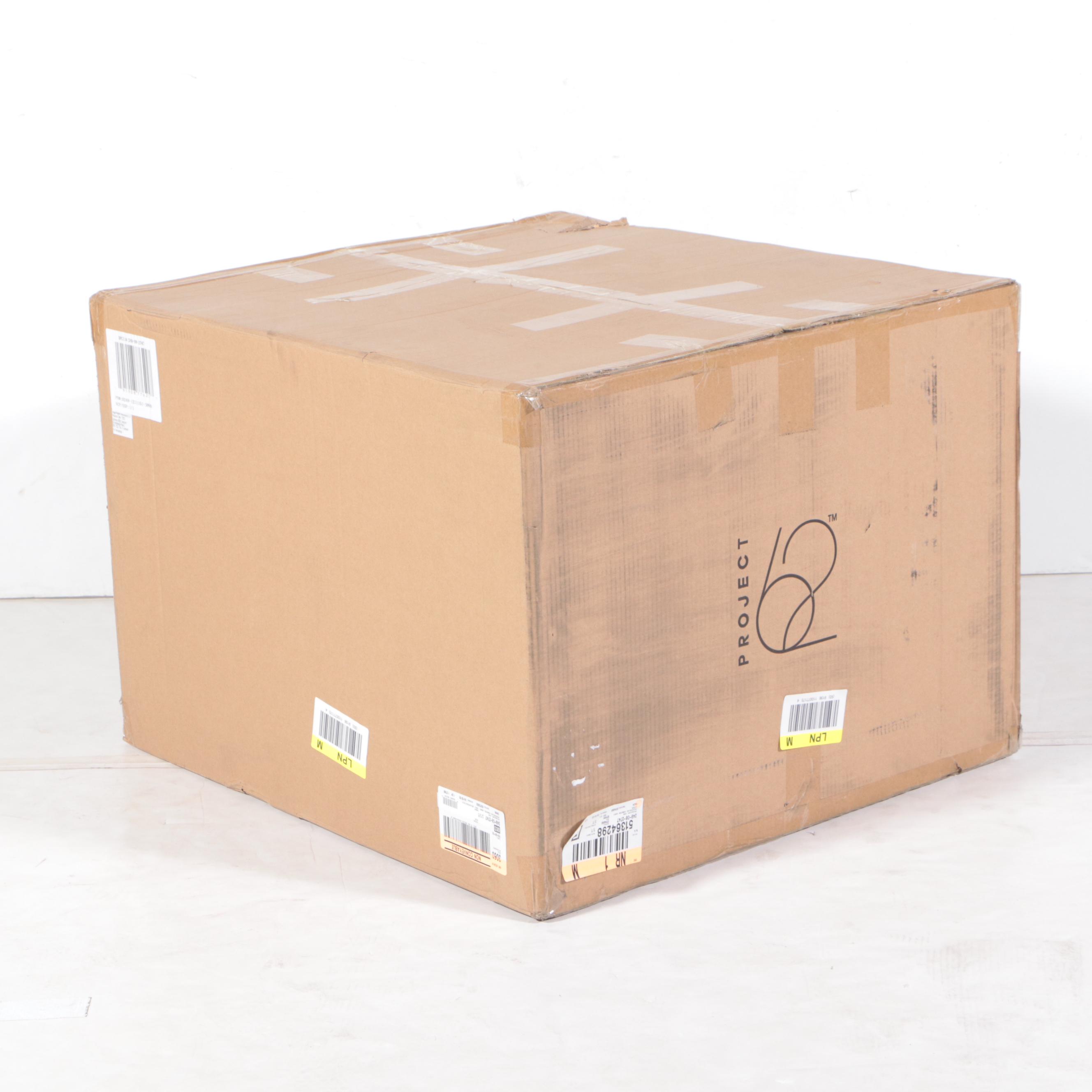 Project 62 Ostern Upholstered Armchair with Metal Frame