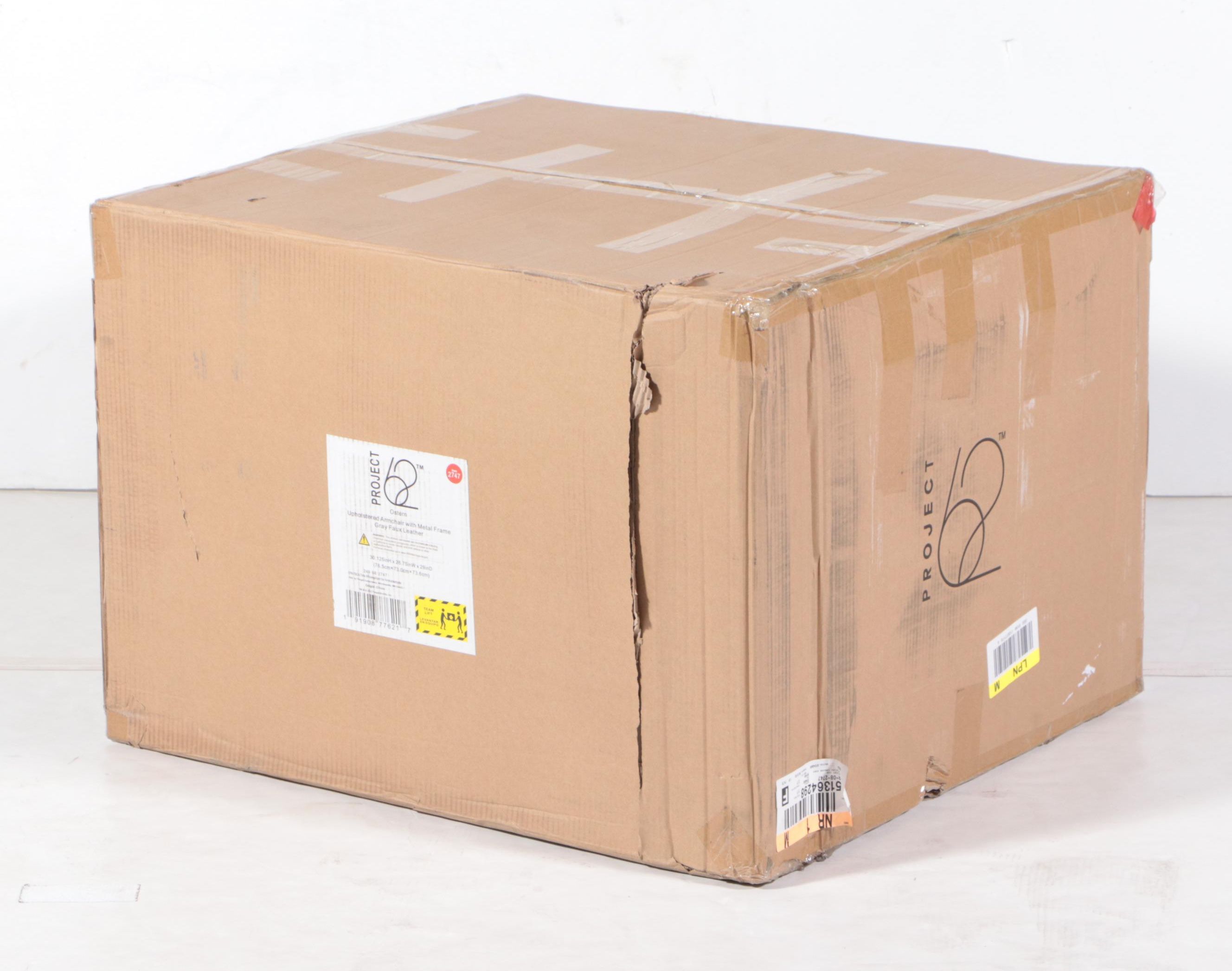 Project 62 Ostern Upholstered Armchair with Metal Frame