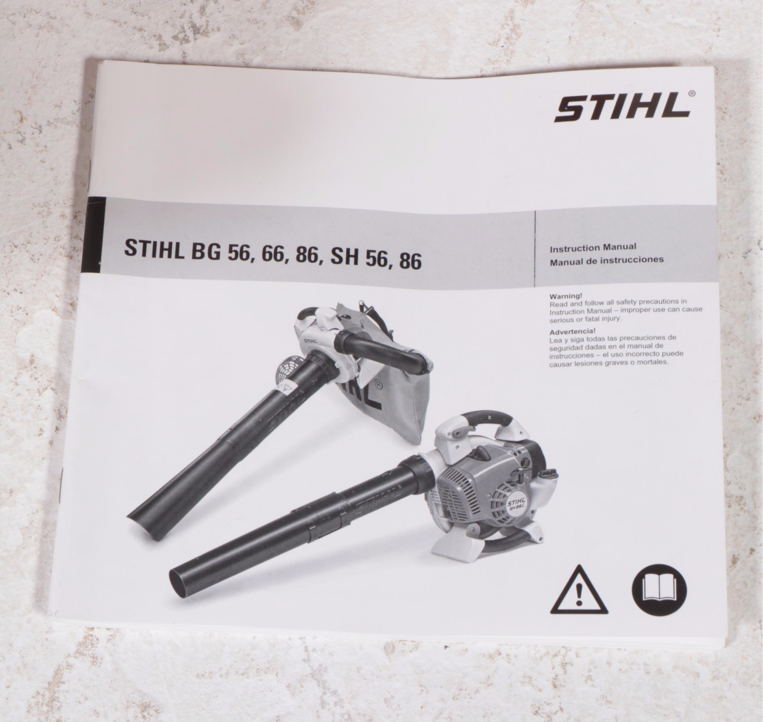 Three Stihl Gas-Powered Leaf Blowers
