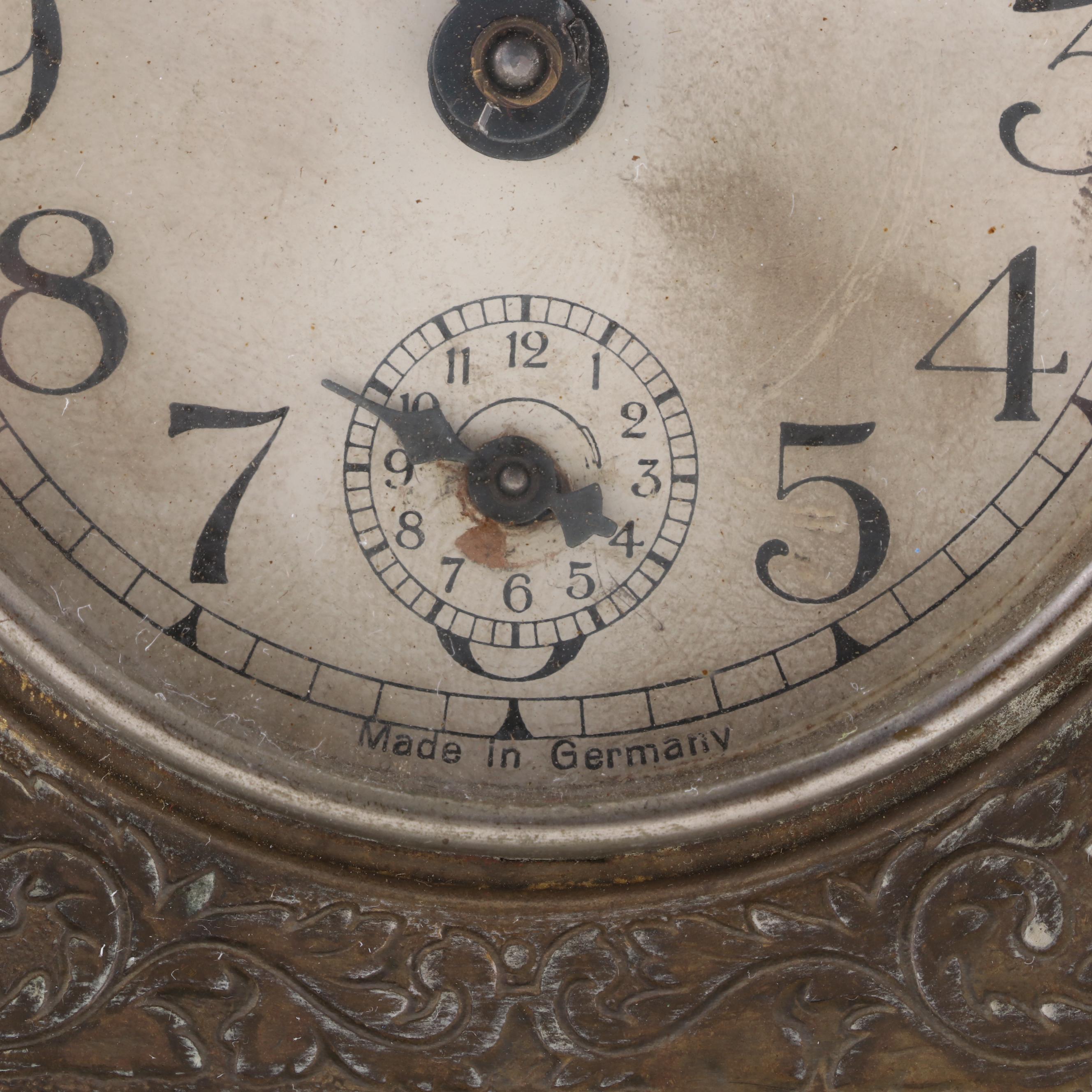 Friedrich Mauthe Metal Musical Carriage Clock, Late 19th/Early 20th Century