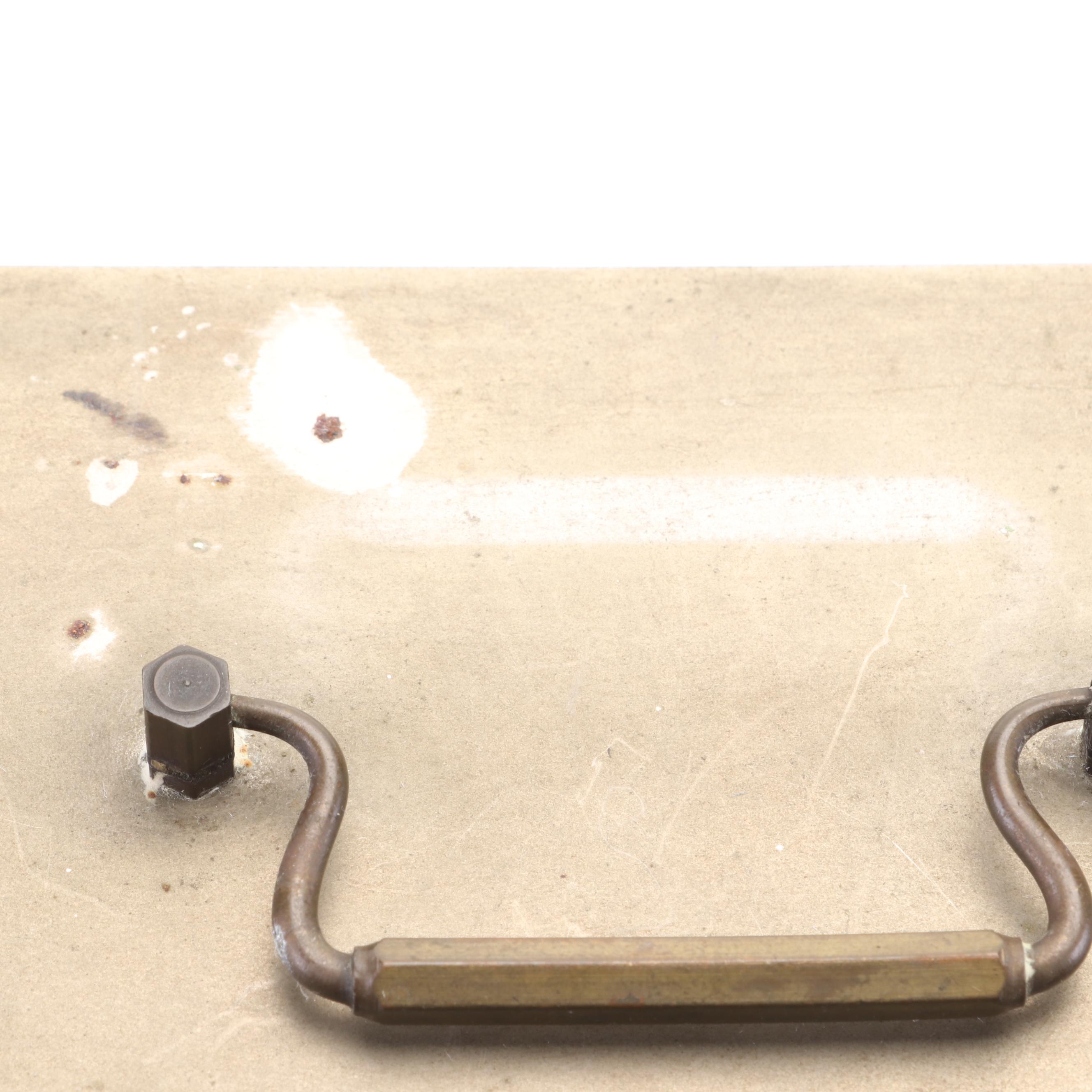 Friedrich Mauthe Metal Musical Carriage Clock, Late 19th/Early 20th Century