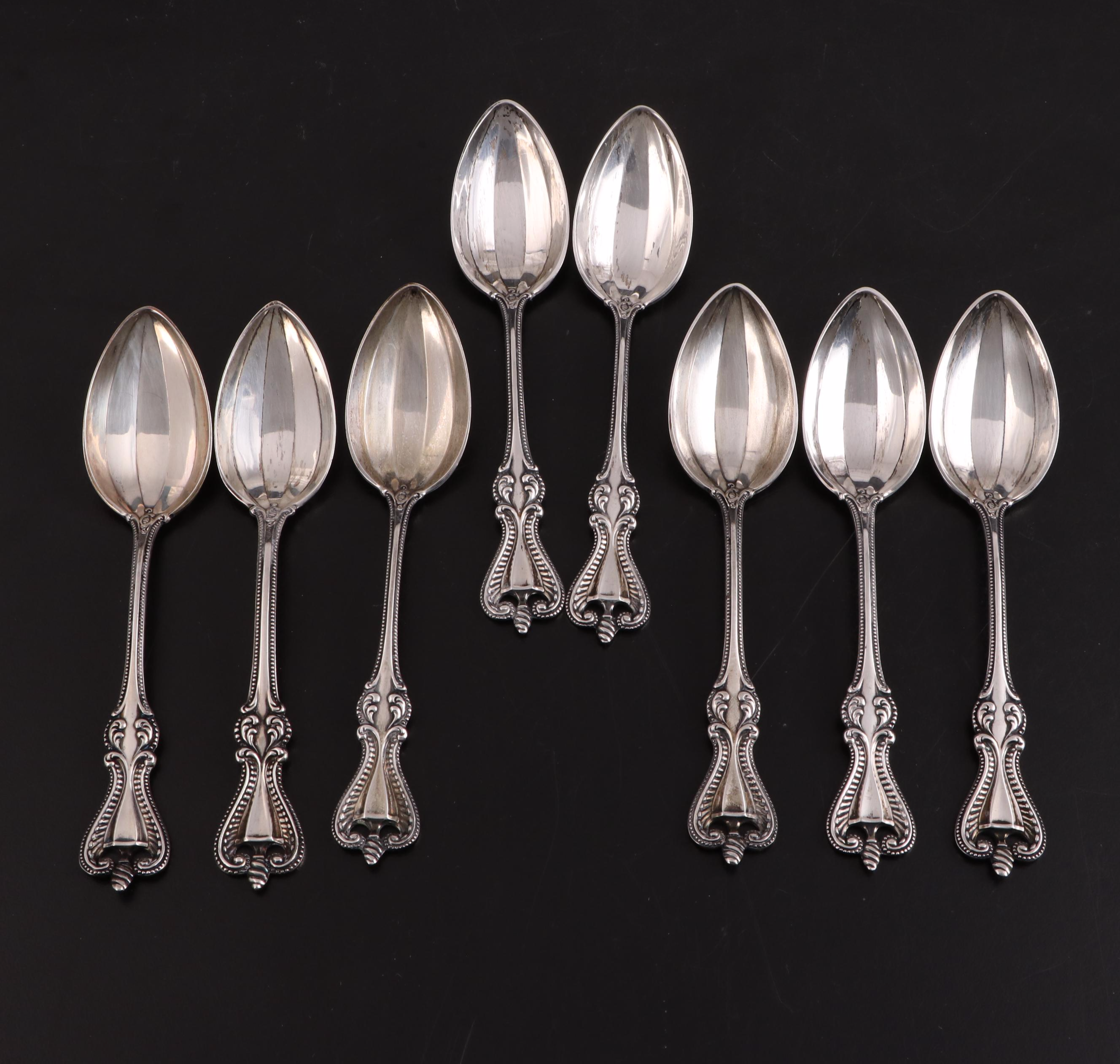 Towle "Old Colonial" Sterling Silver Flatware with Coin Silver Ladle and Others