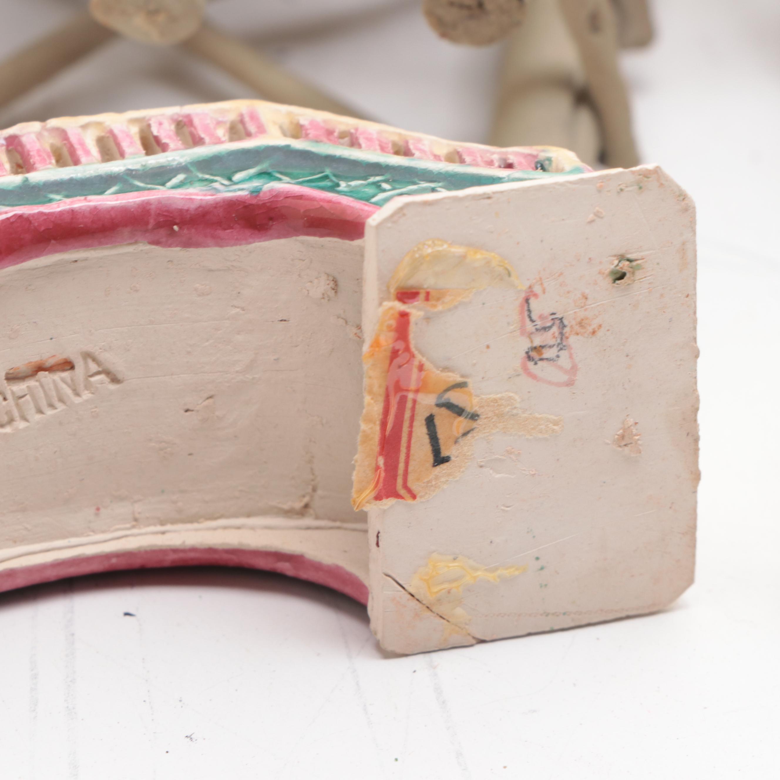 Chinese Shiwan Ware Figurines, Late 20th Century