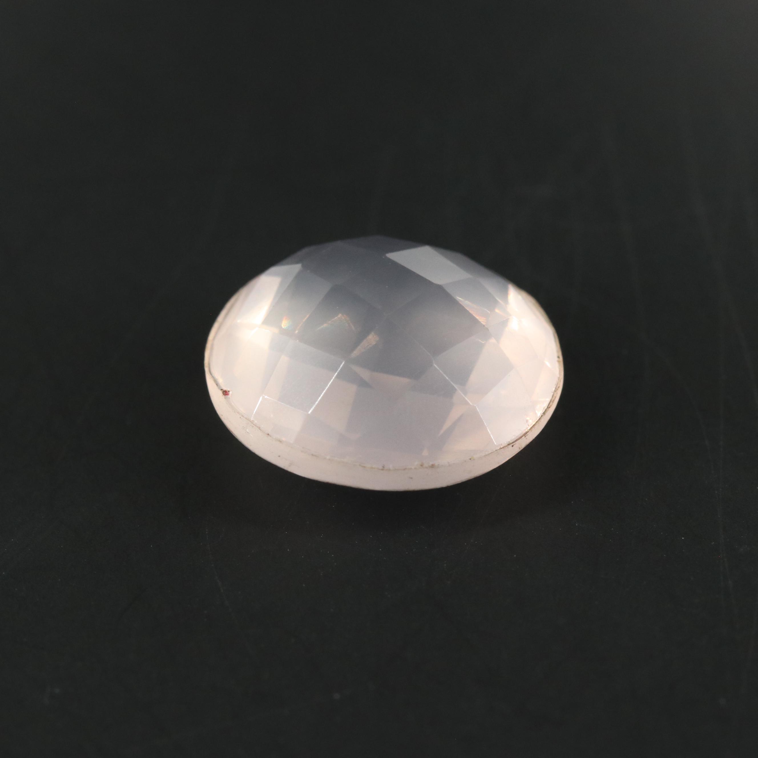 Loose 12.82 CT Rose Quartz