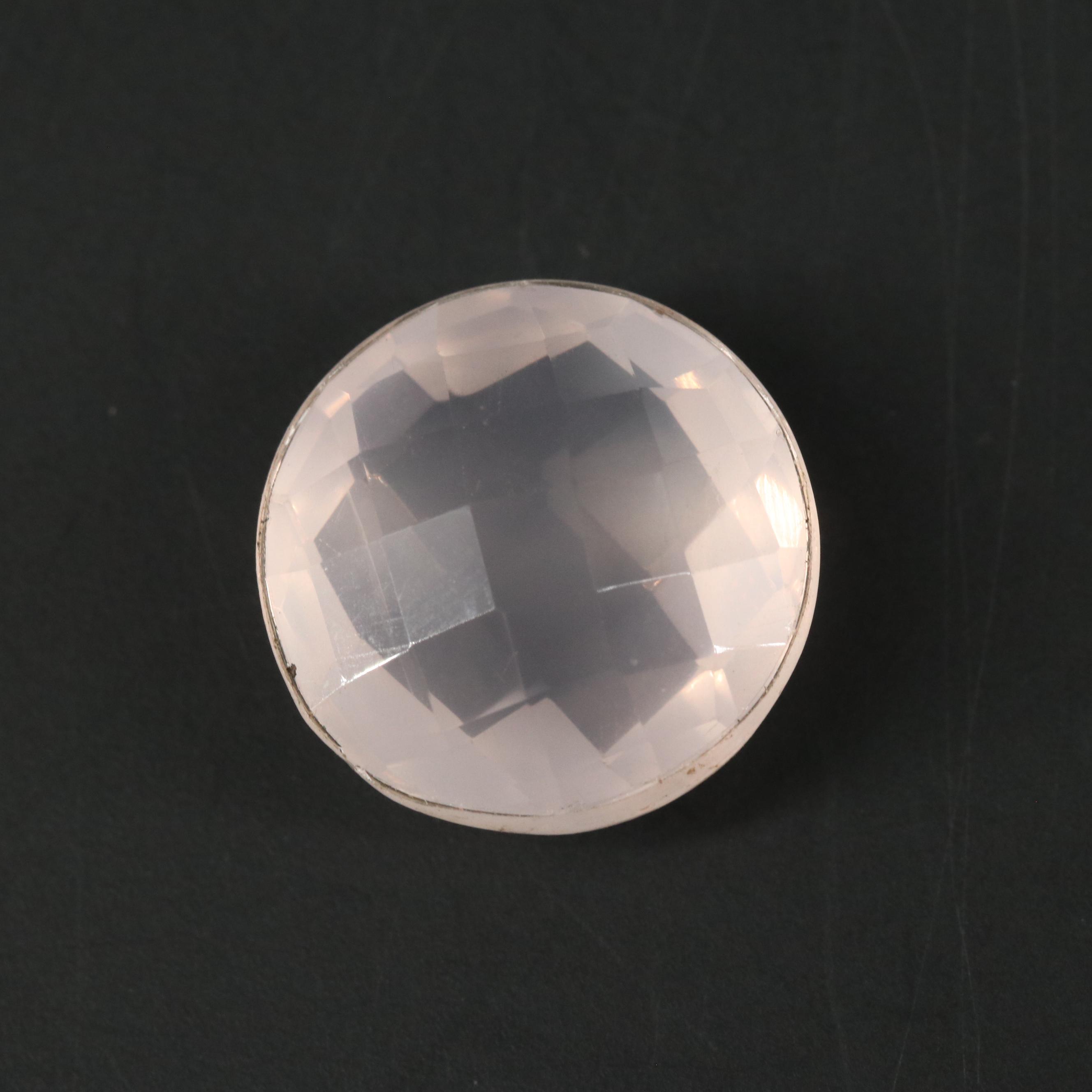 Loose 12.82 CT Rose Quartz