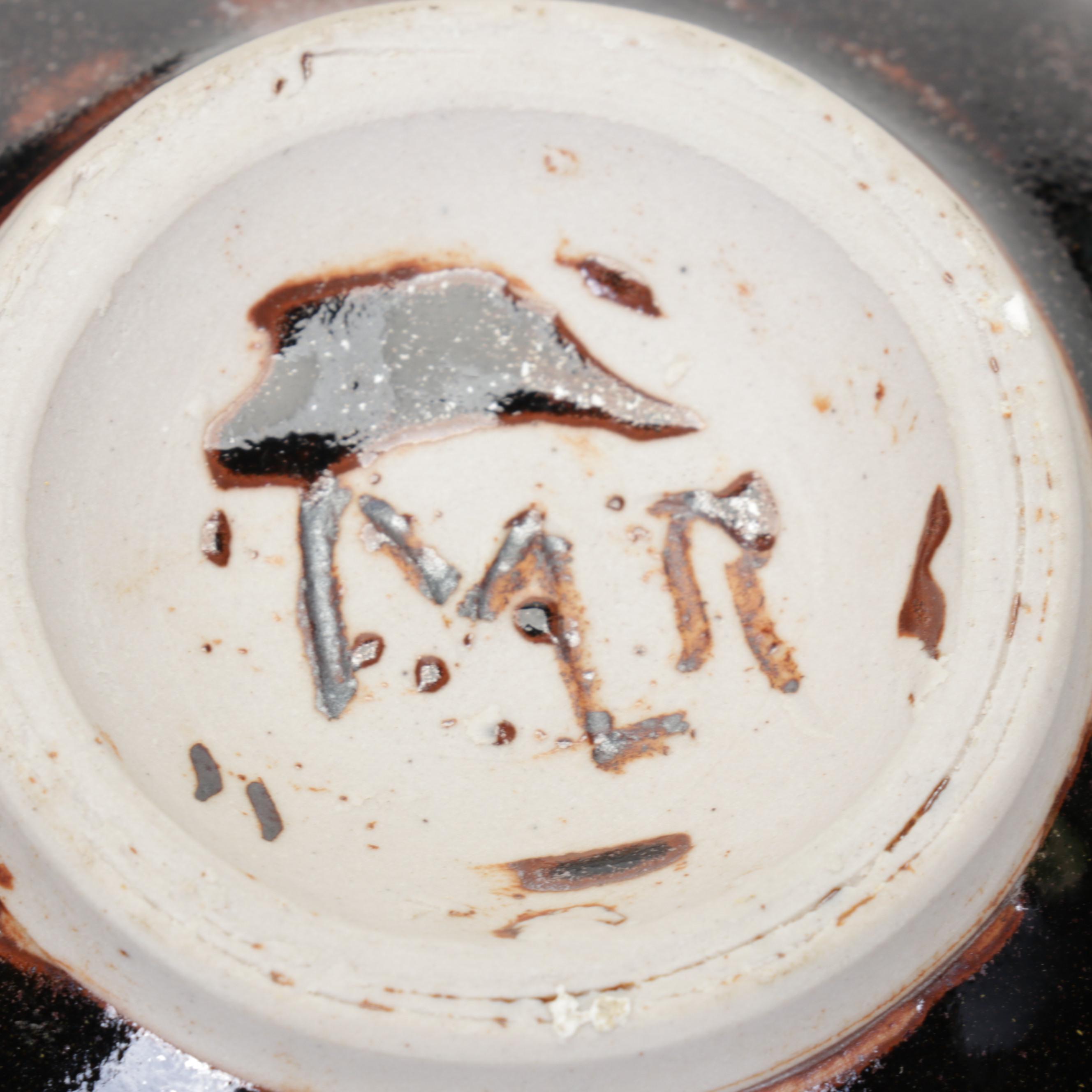 Balentine Oil Burner, Clay Creations Olive Bowl and More Art Pottery Pieces