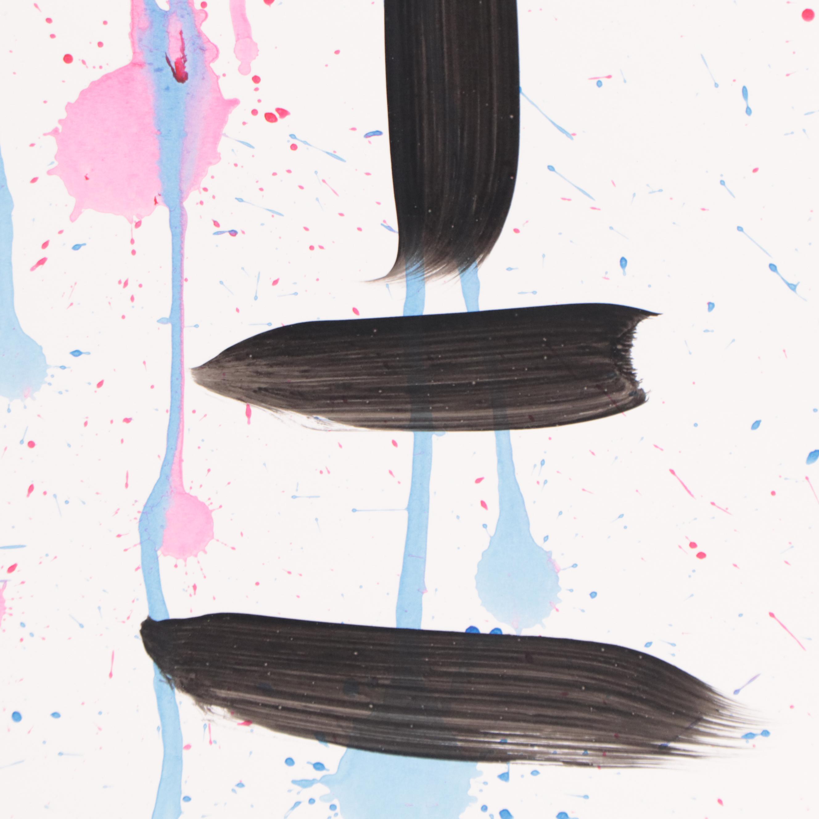 Peter Keil Abstract Portrait Acrylic Painting