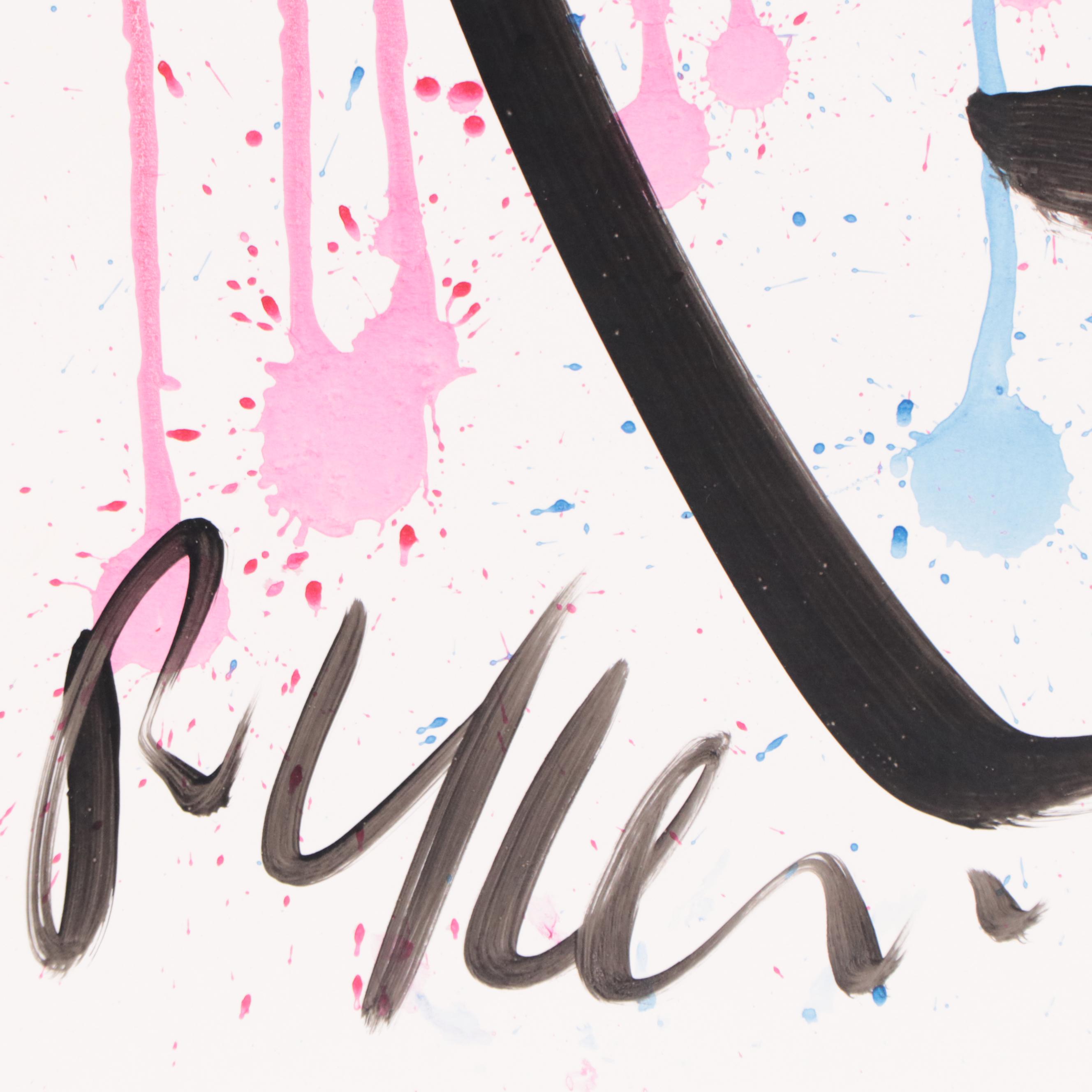 Peter Keil Abstract Portrait Acrylic Painting