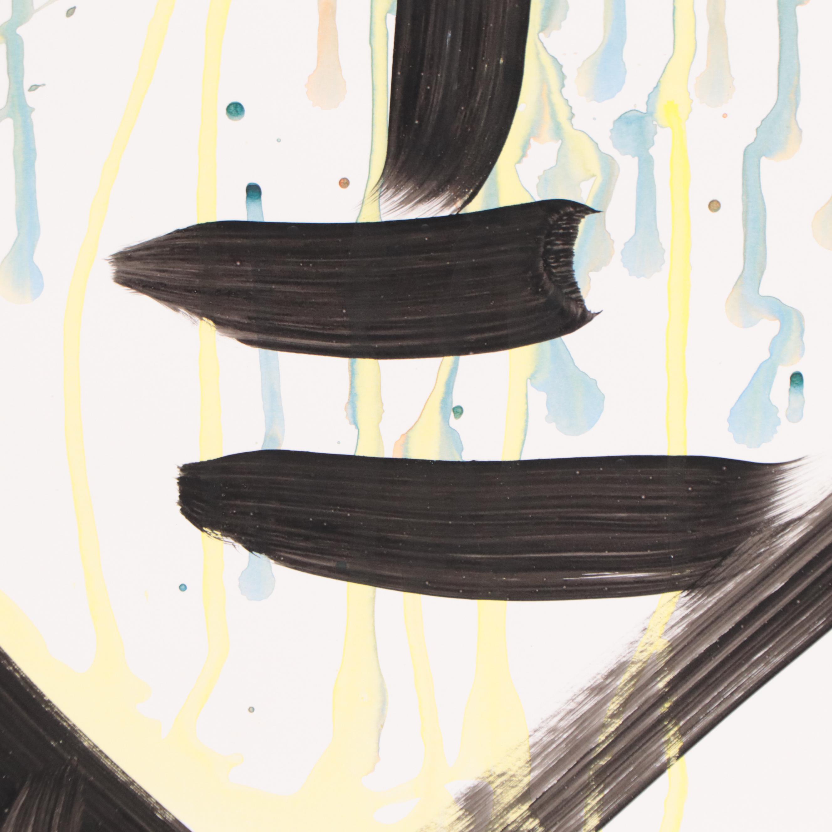 Peter Keil Abstract Portrait Acrylic Painting