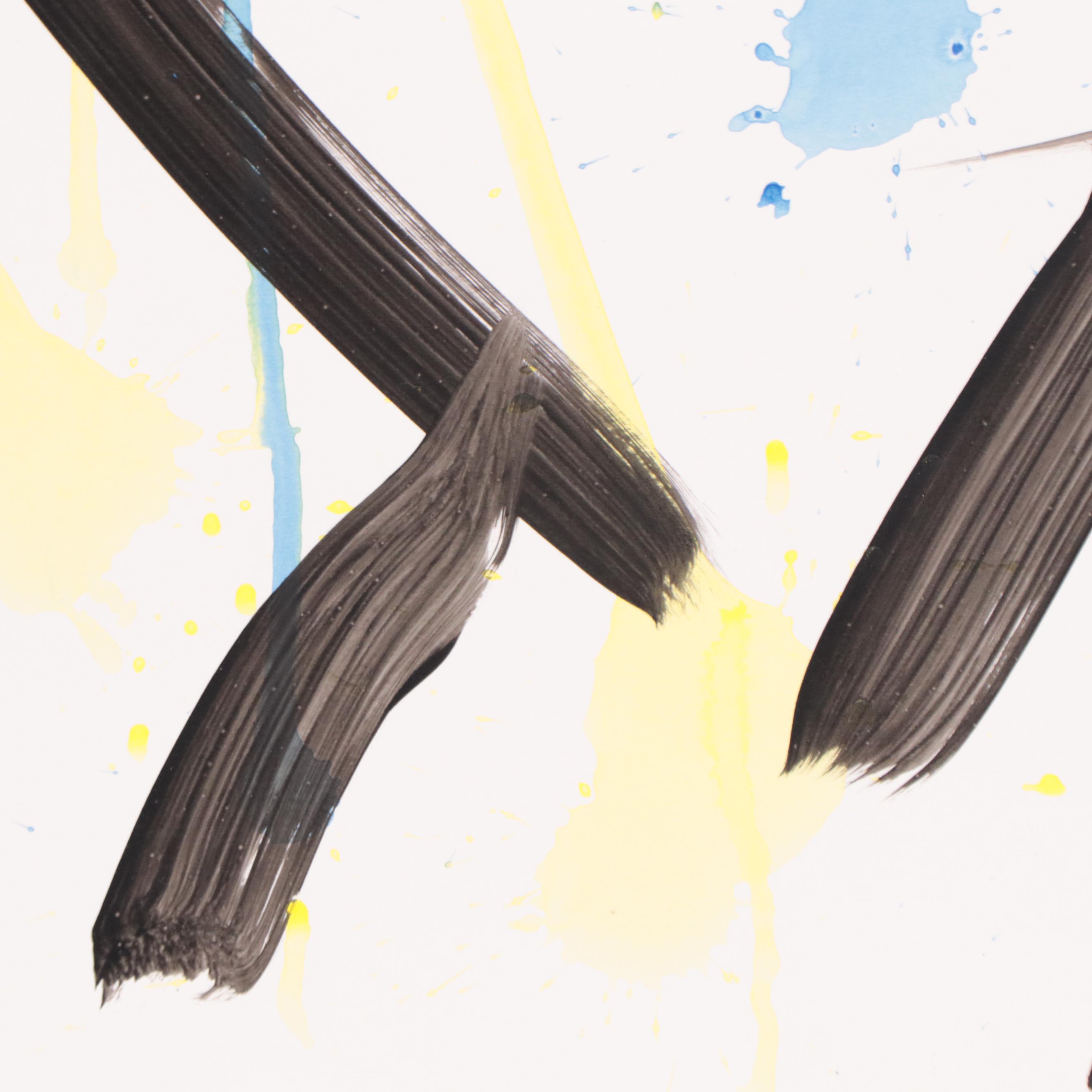 Peter Keil Abstract Portrait Acrylic Painting