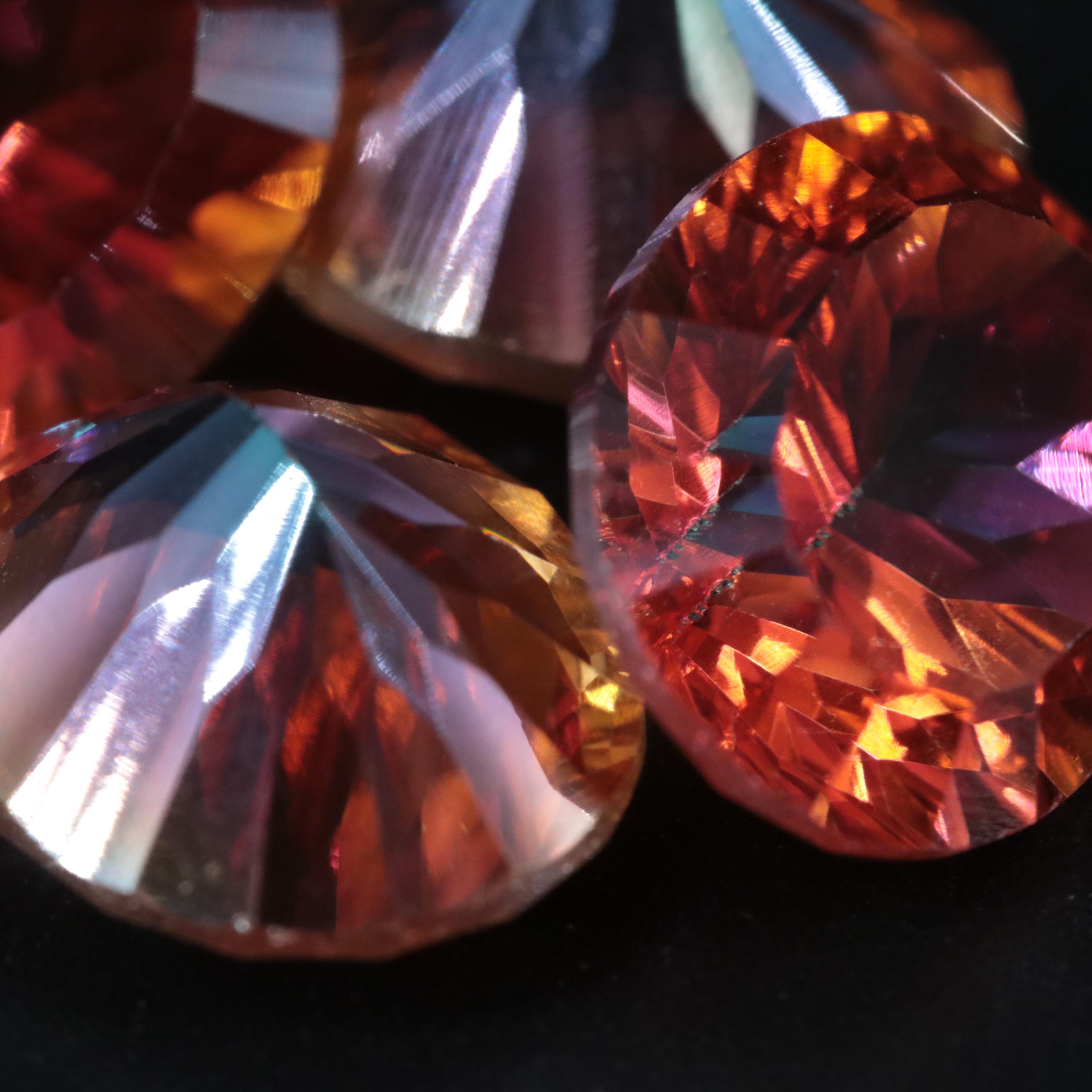 Loose 18.00 CTW Orange Quartz