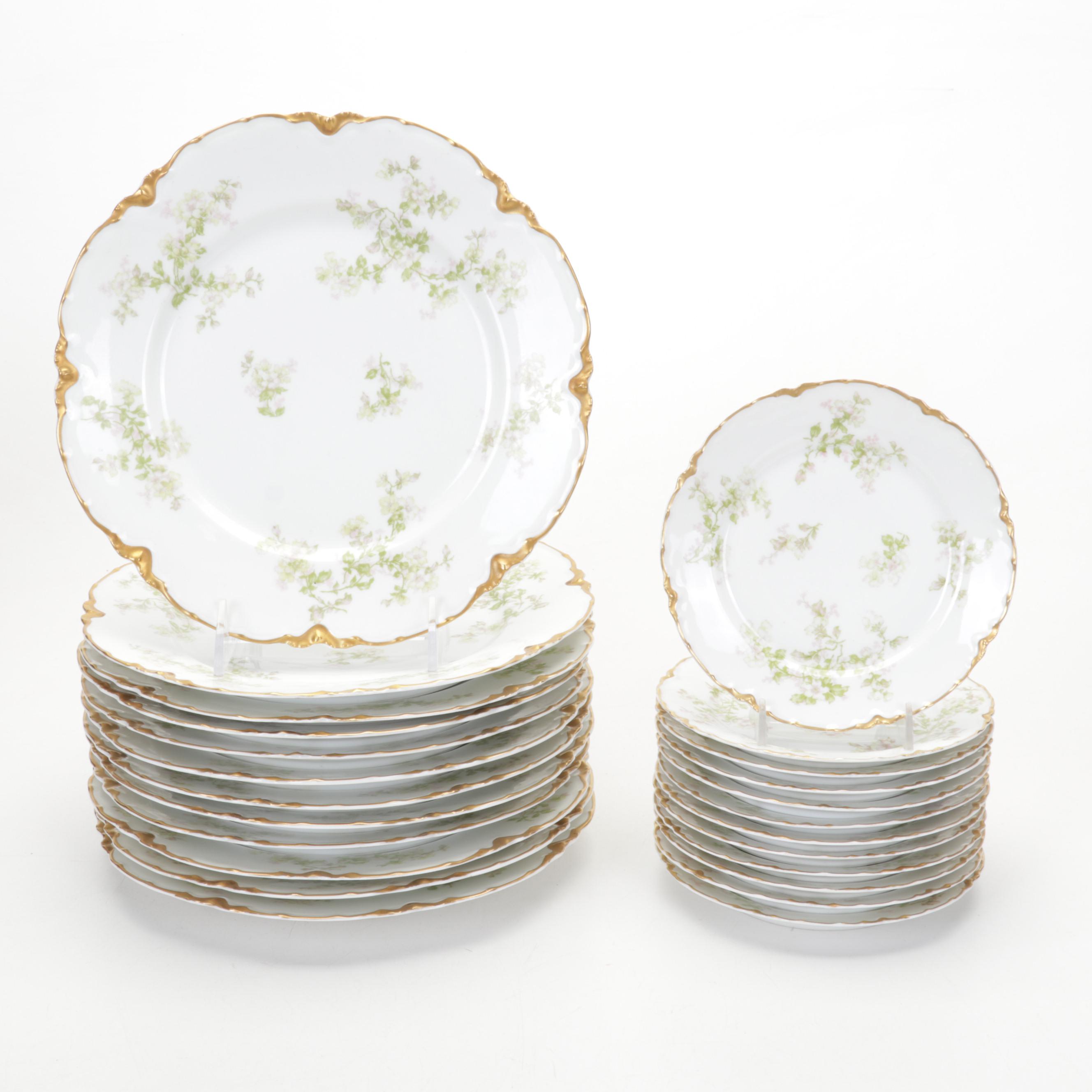 Haviland Limoges Rose Spray Porcelain Dinnerware, 1894-1931