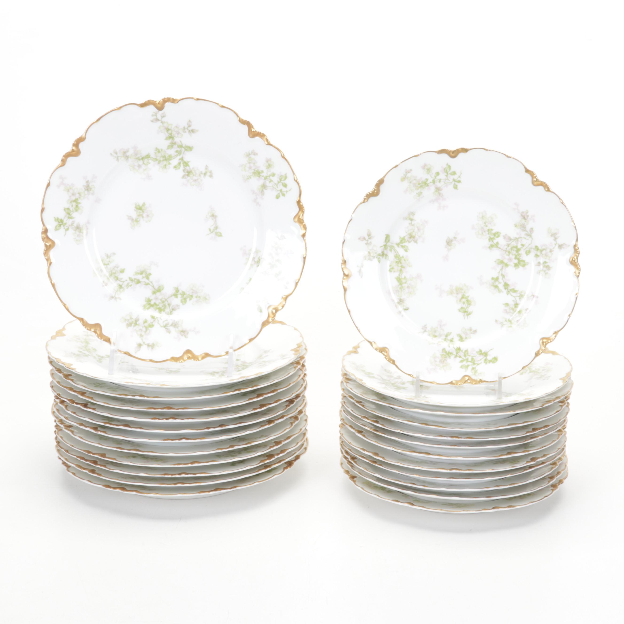 Haviland Limoges Rose Spray Porcelain Dinnerware, 1894-1931