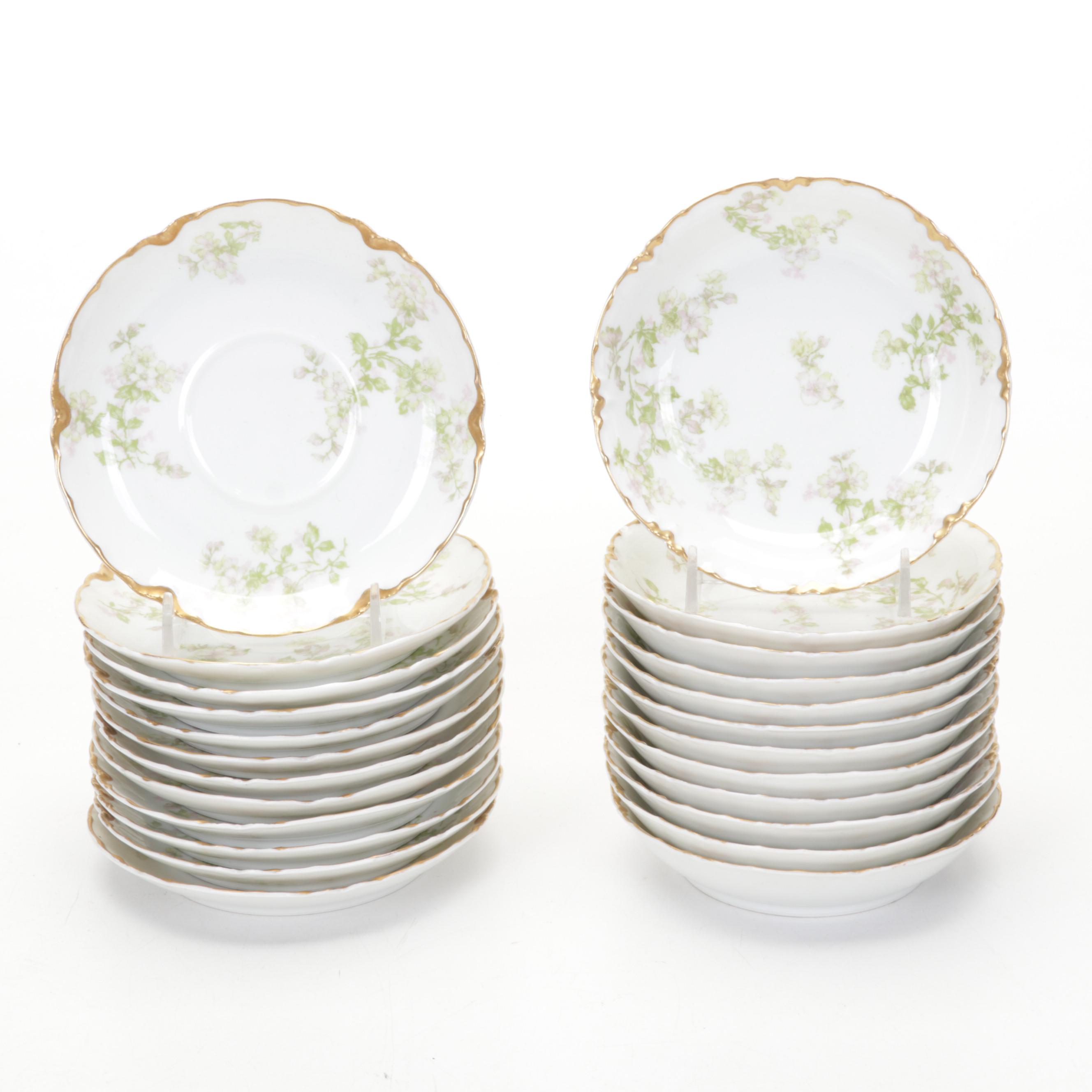 Haviland Limoges Rose Spray Porcelain Dinnerware, 1894-1931