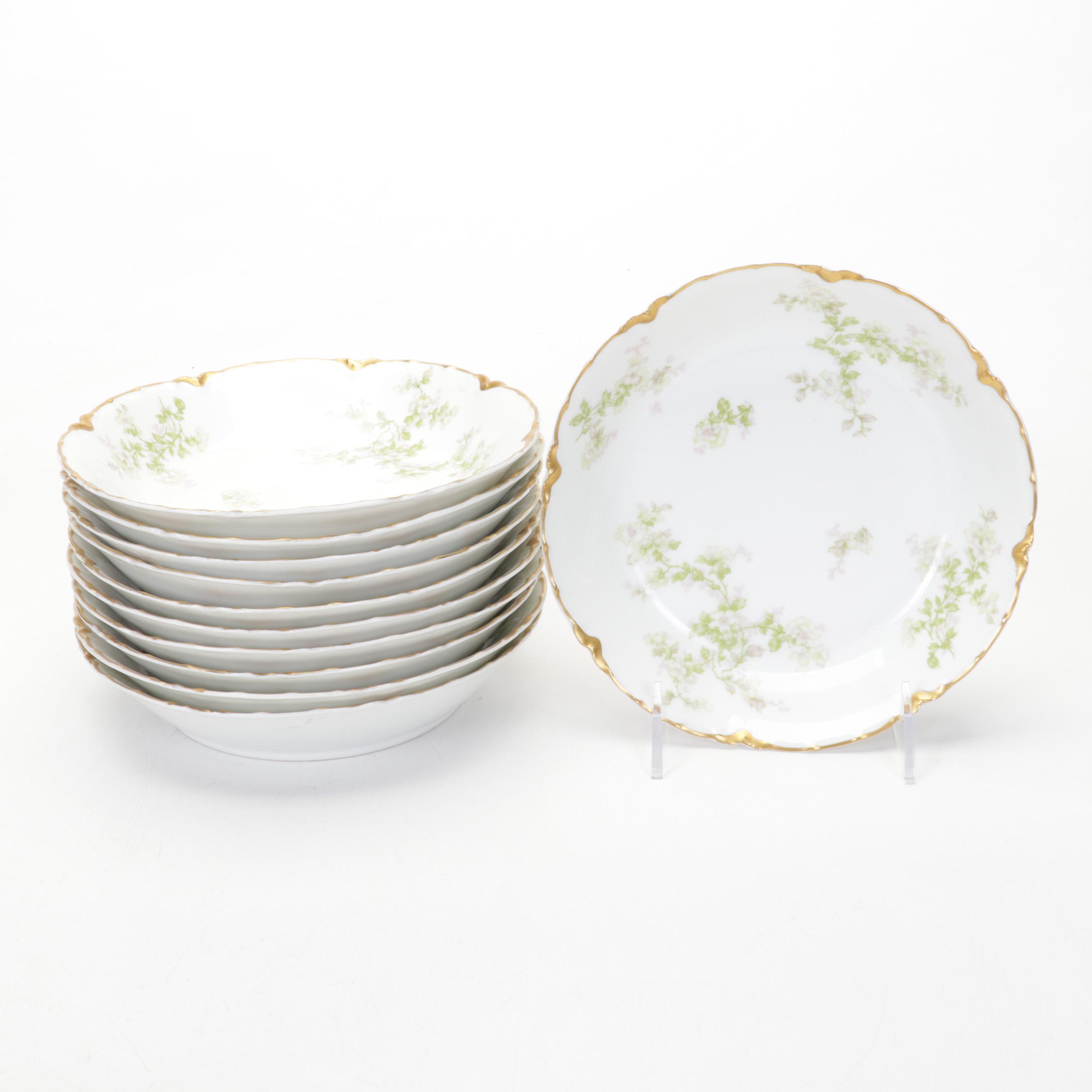 Haviland Limoges Rose Spray Porcelain Dinnerware, 1894-1931